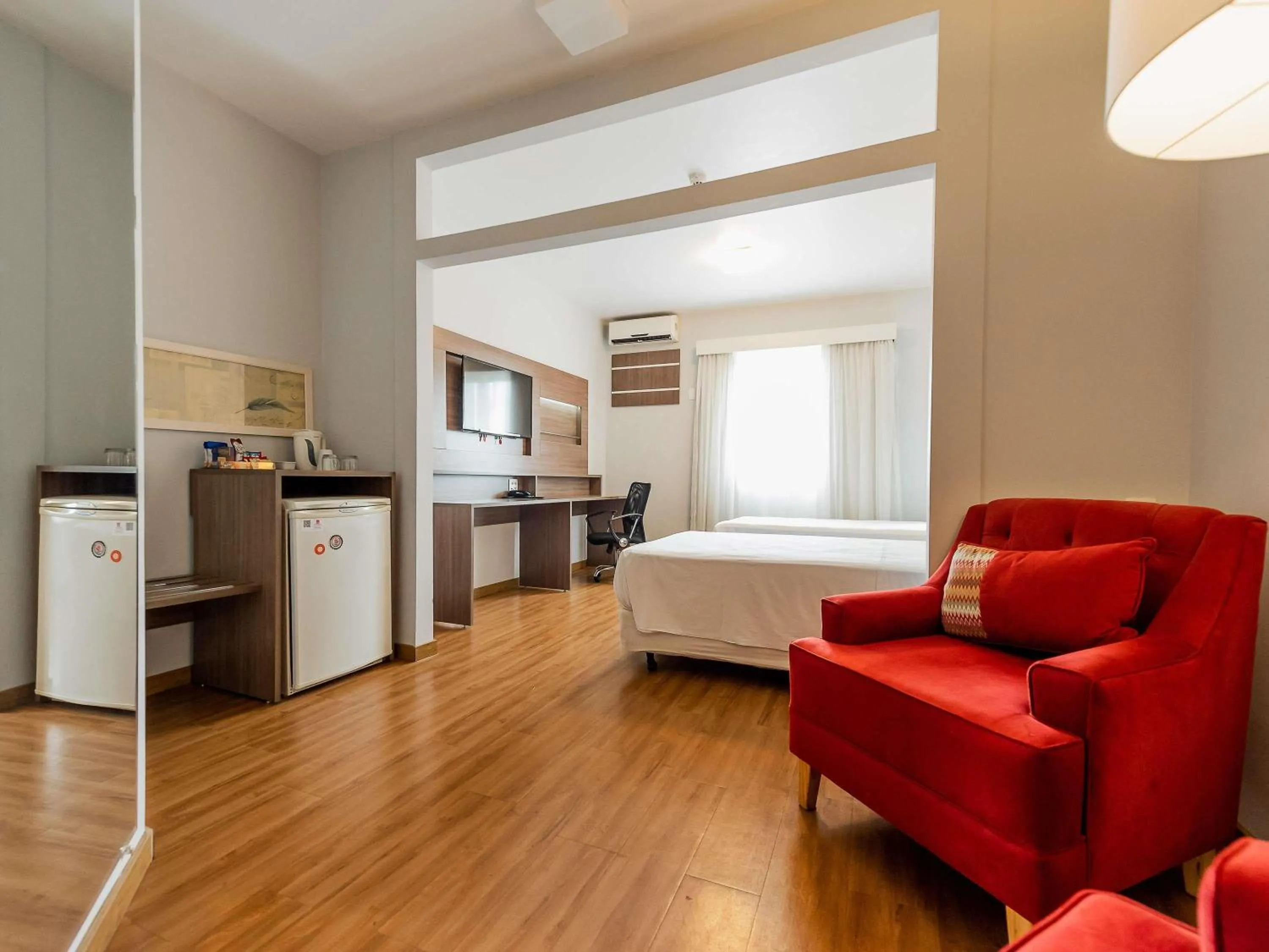 Bedroom in Ibis Styles Campinas Alphaville