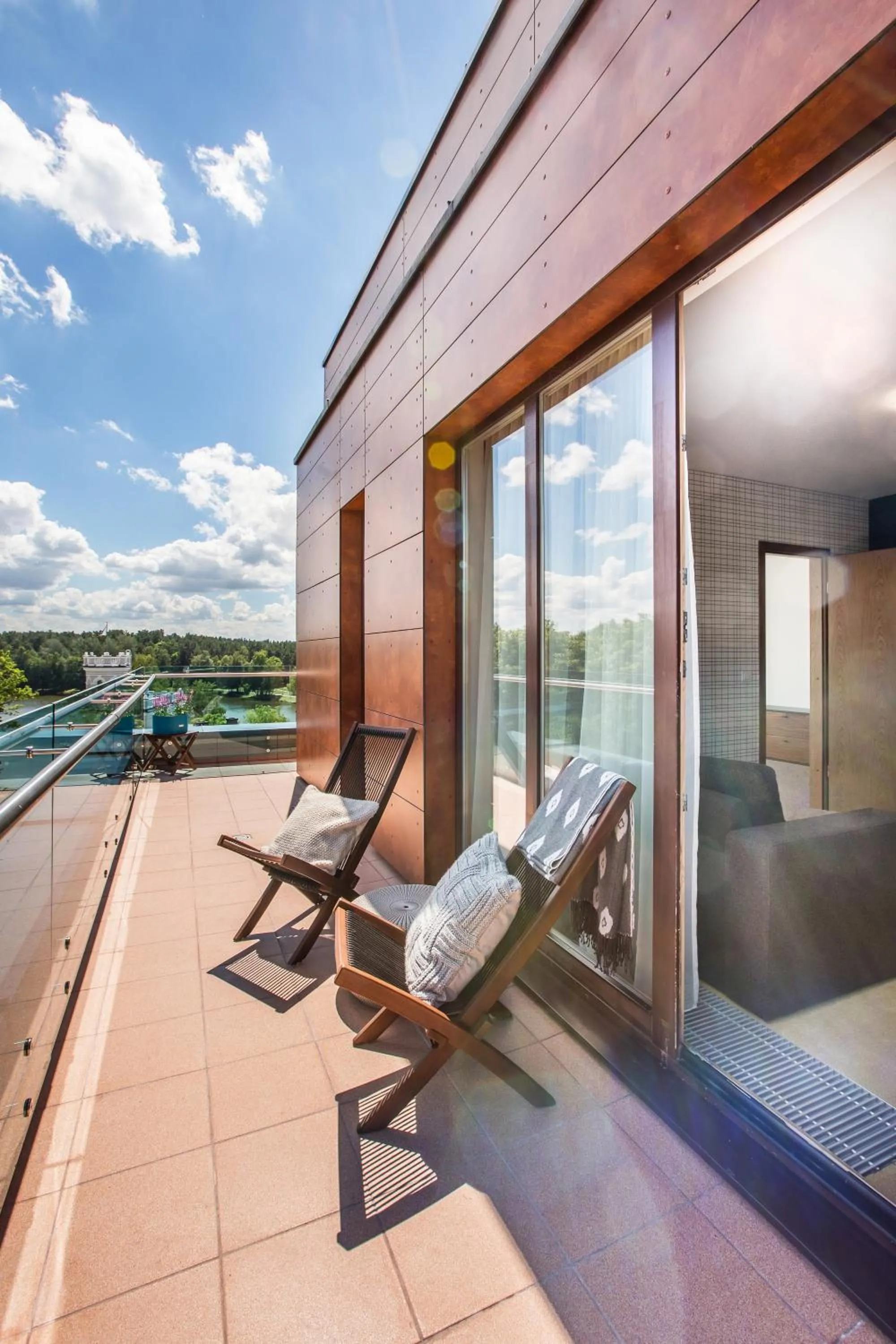 Patio in Viešbutis Simpatija