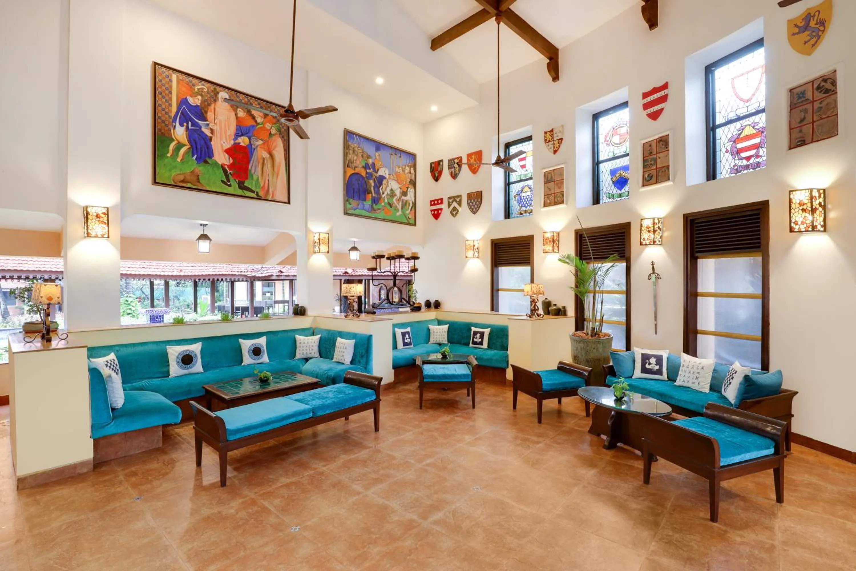 Seating area in Lemon Tree Amarante Beach Resort, Goa