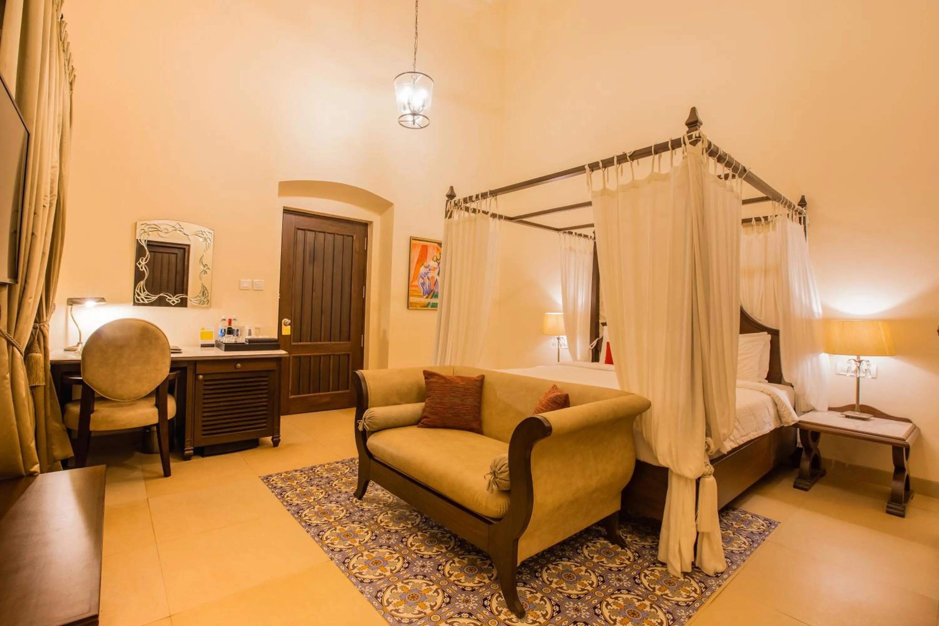 Bedroom, Bed in Lemon Tree Amarante Beach Resort, Goa