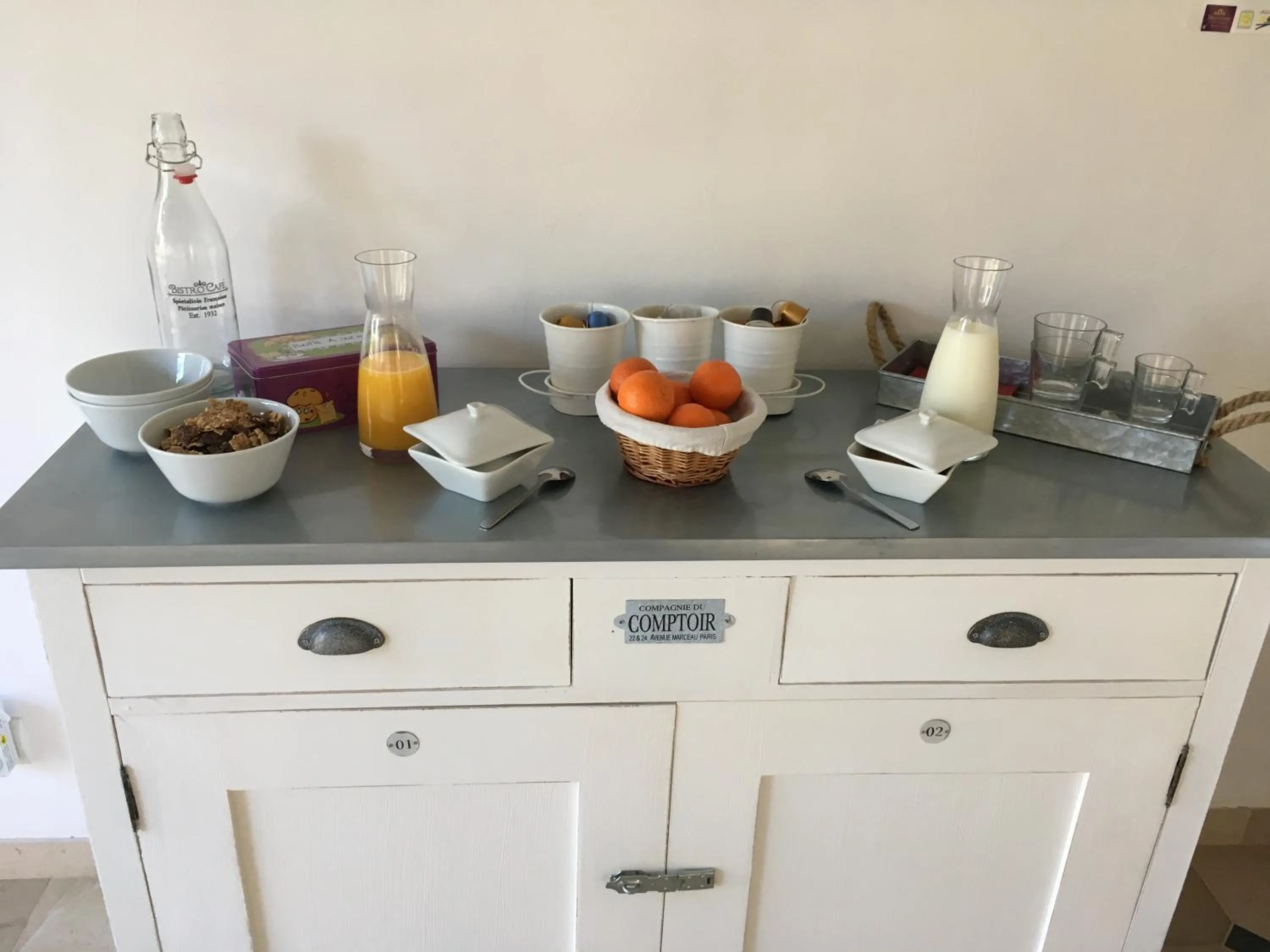 Continental breakfast in FERME DE L'EREAU