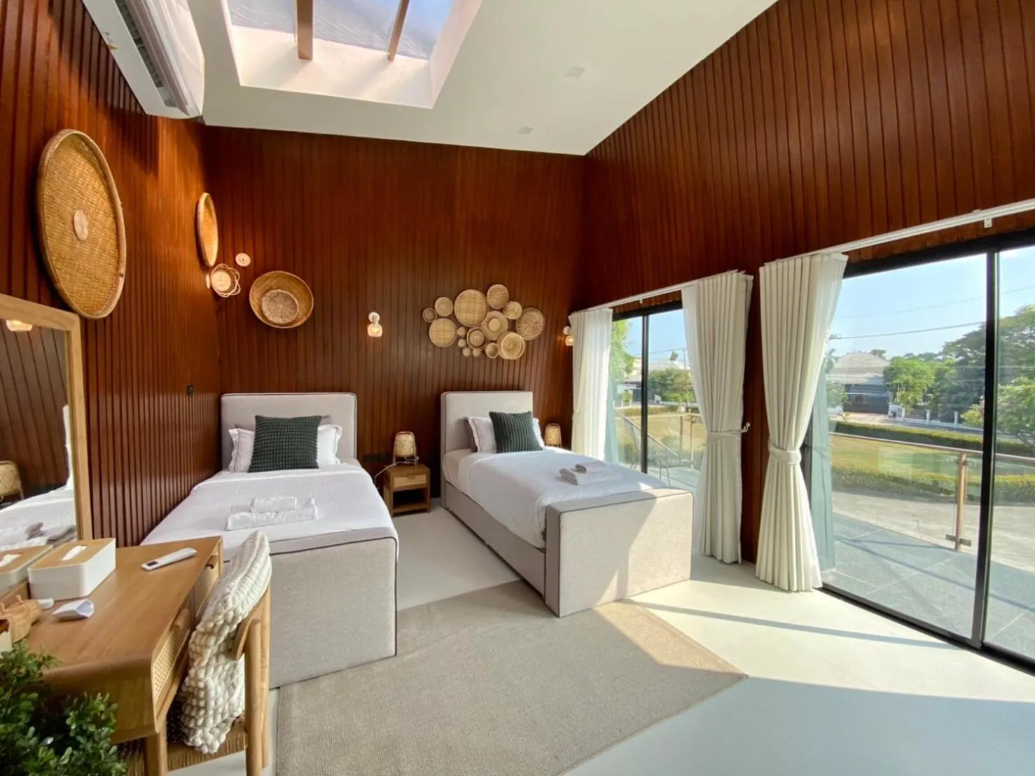 Bed in Royal Sammuk Villa