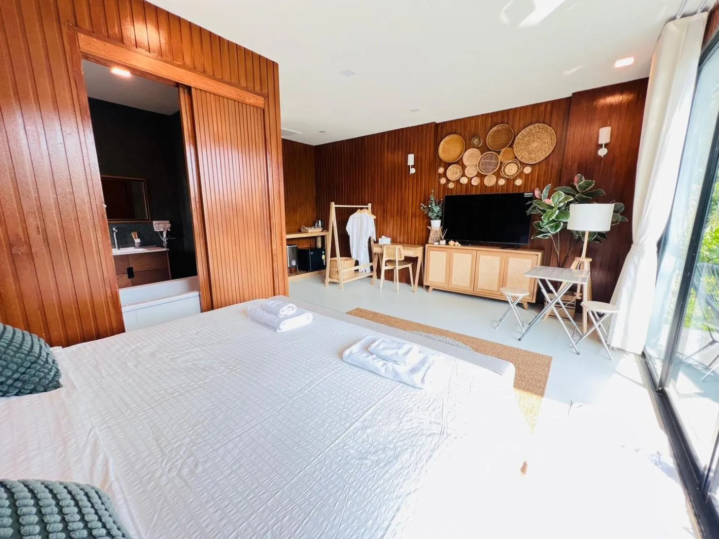 Bed in Royal Sammuk Villa