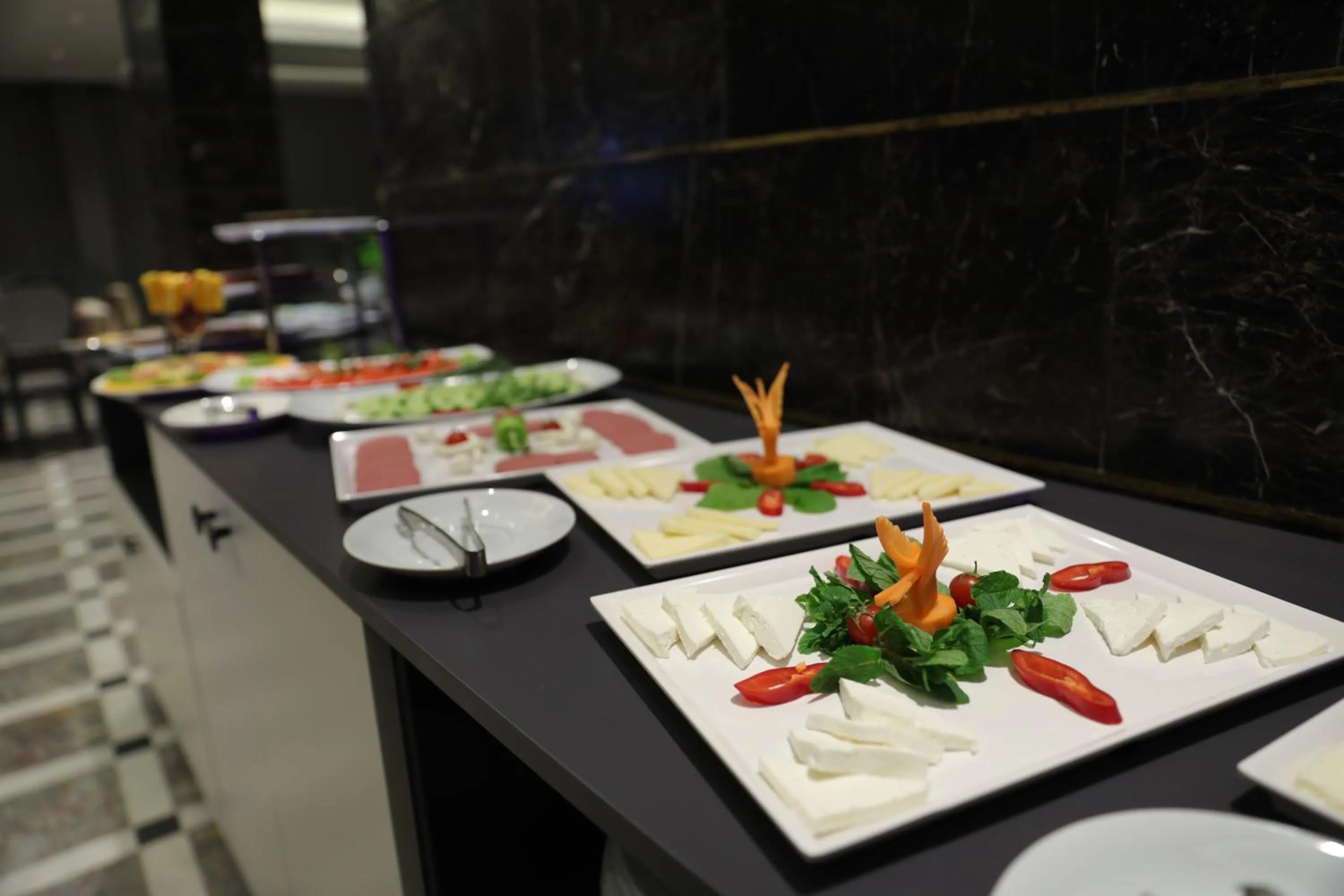 Buffet breakfast in Turkuaz Hotel