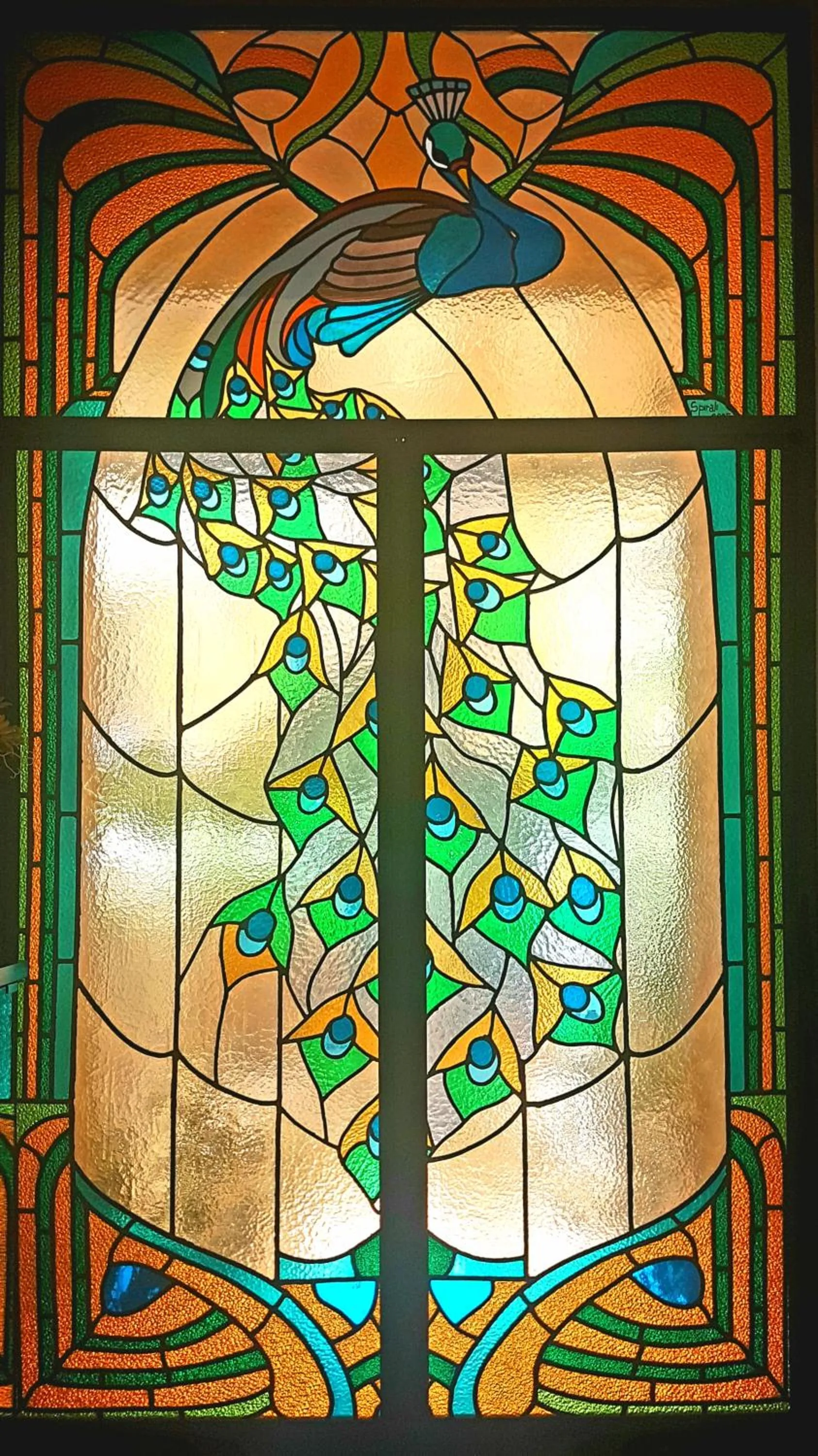 Decorative detail in Soggiorno Angelus