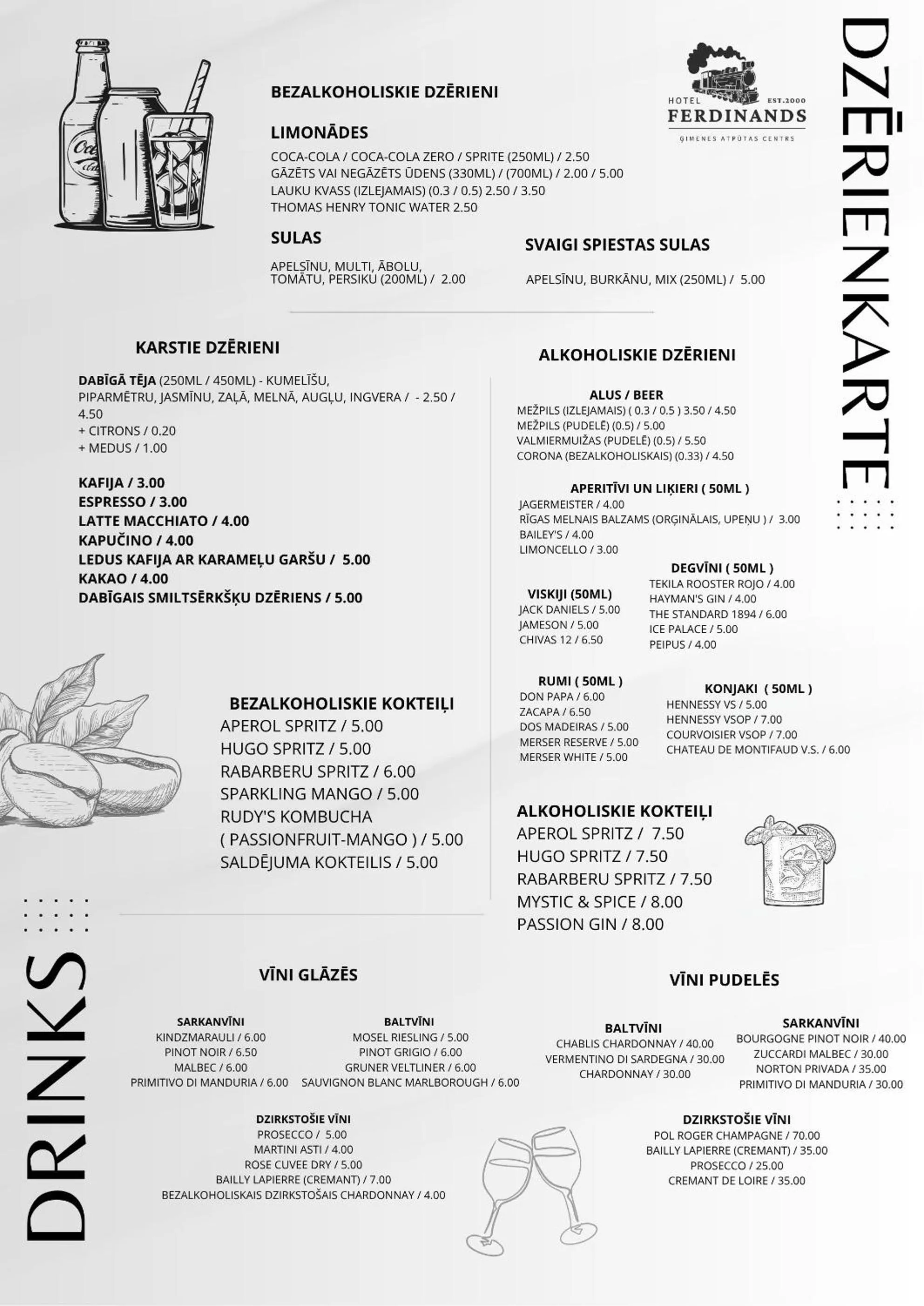 Restaurant/places to eat in Ferdinands