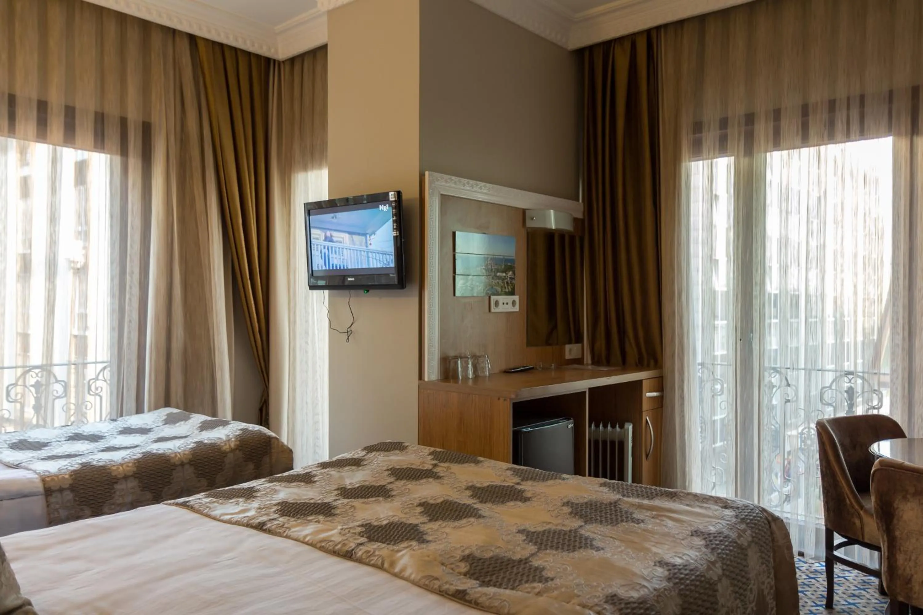 Decorative detail, Bed in Grand Rosa Hotel