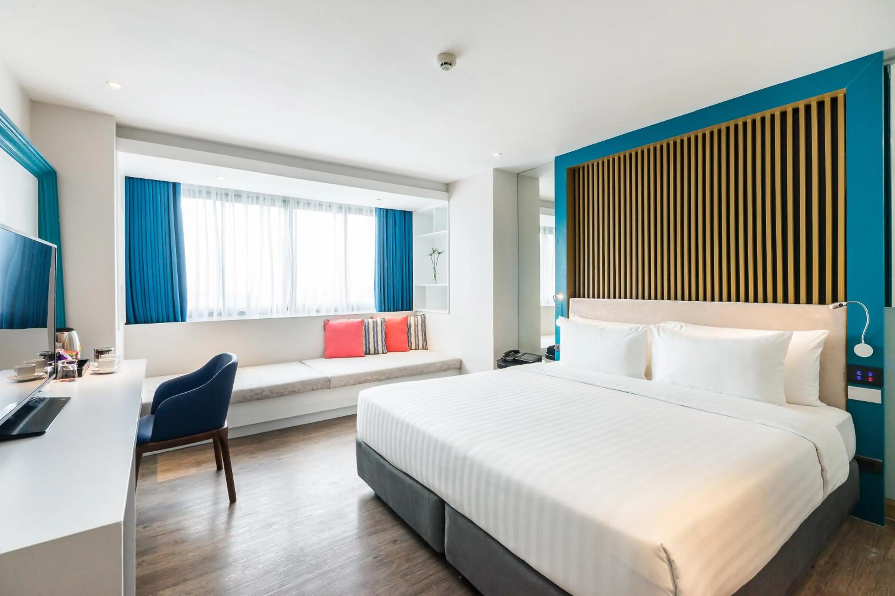 Bedroom, Bed in Citrus Grande Hotel Pattaya by Compass Hospitality