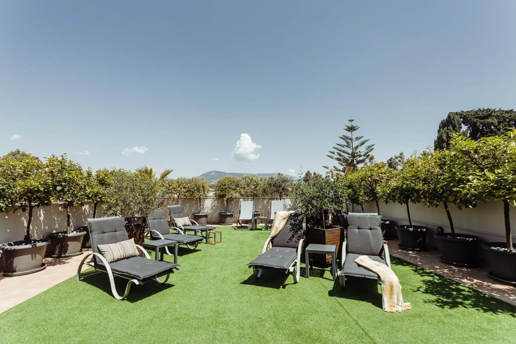 Garden in Telesilla Hotel