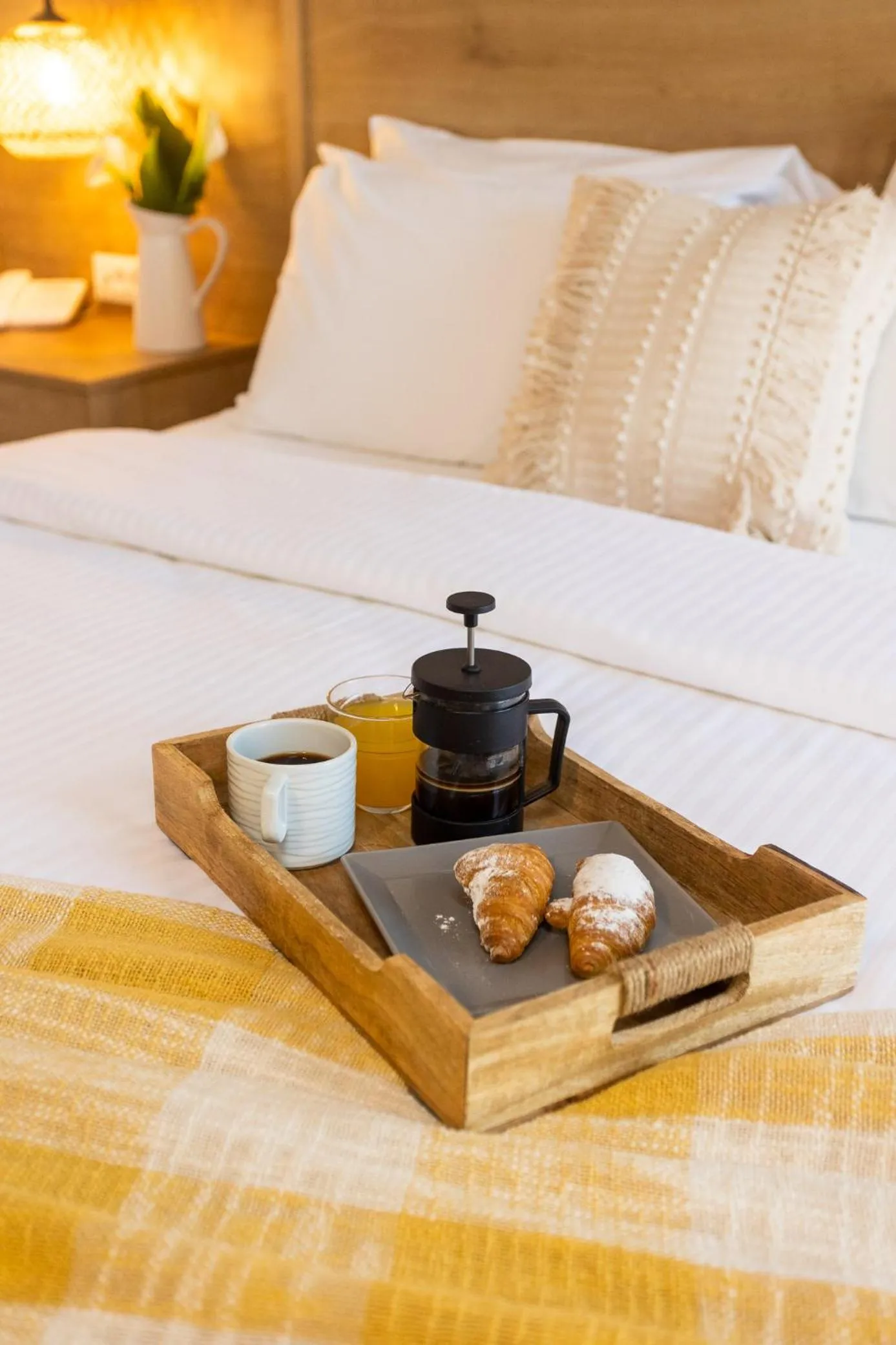 Decorative detail, Bed in Telesilla Hotel