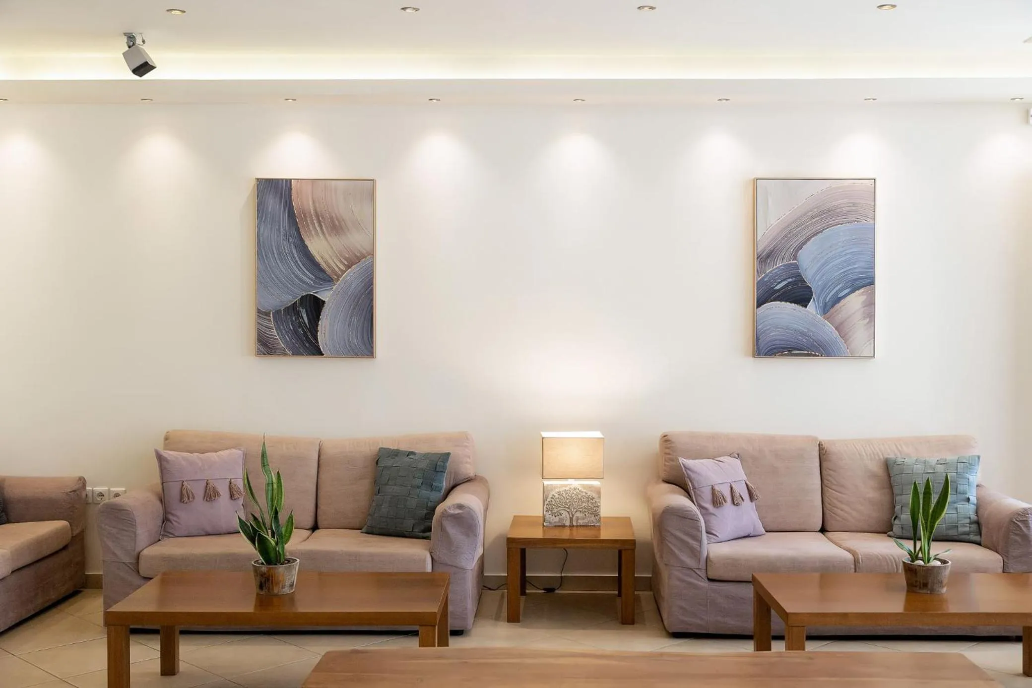 Lobby or reception in Telesilla Hotel