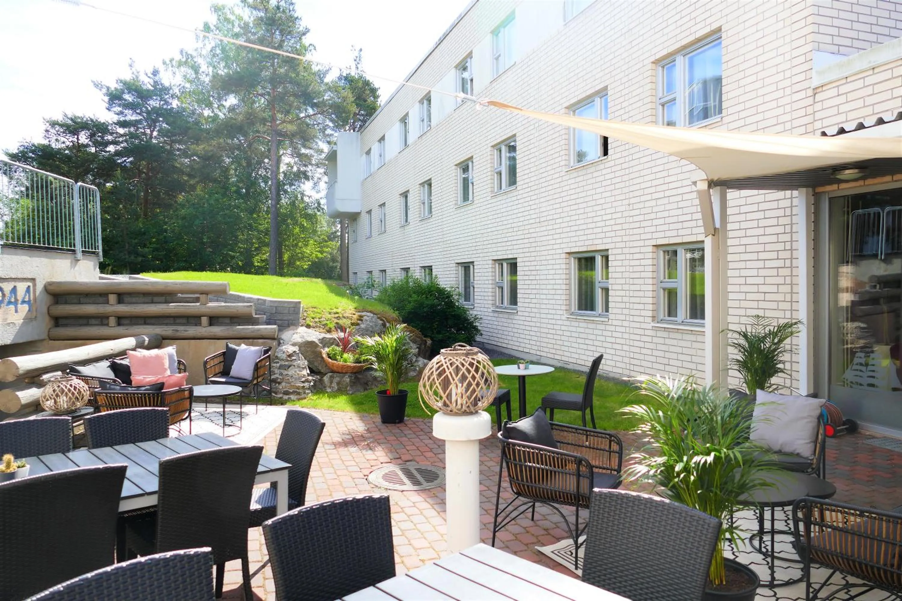 Patio in Hotel Kalliohovi