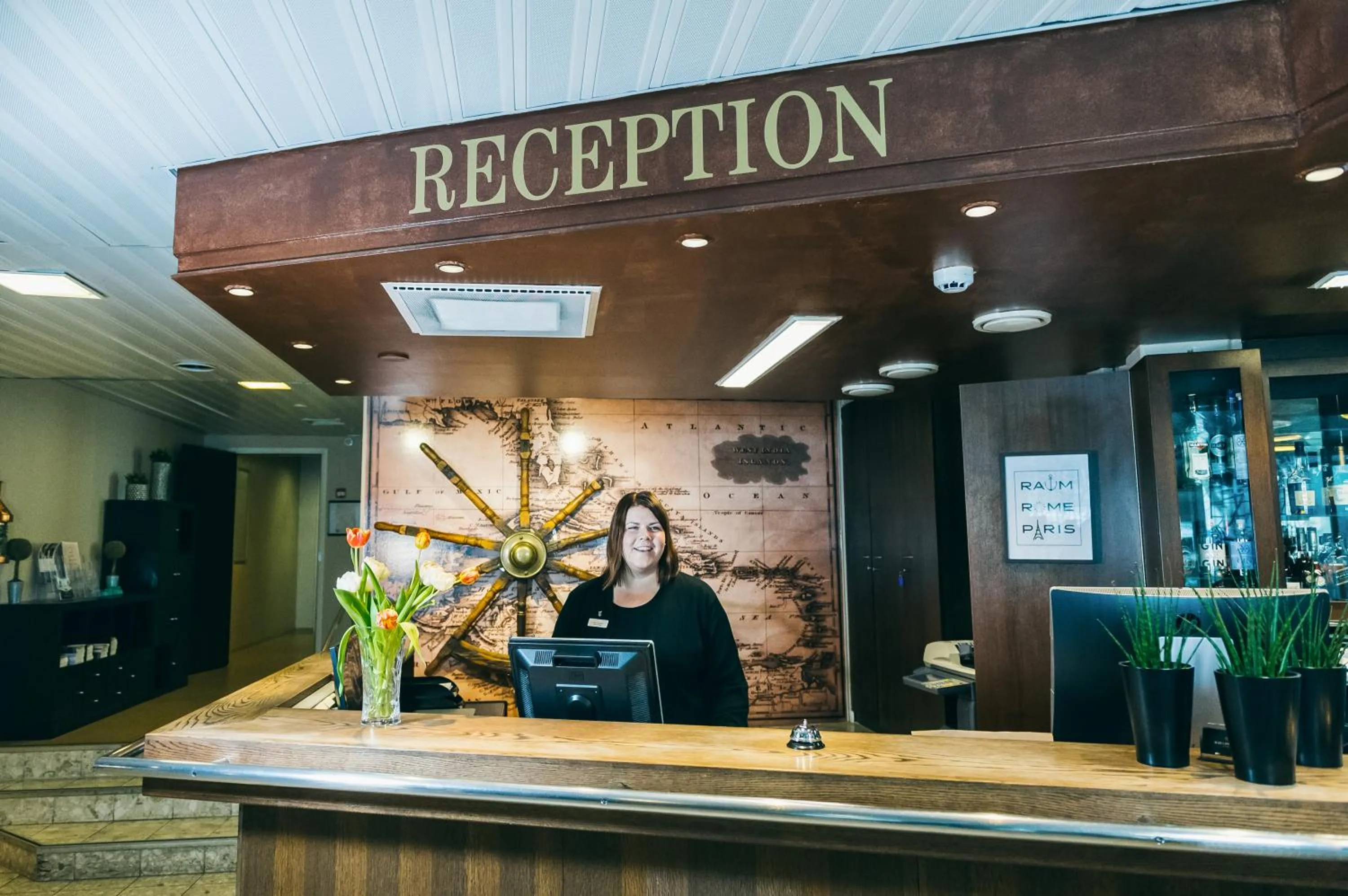 Lobby or reception in Hotel Kalliohovi