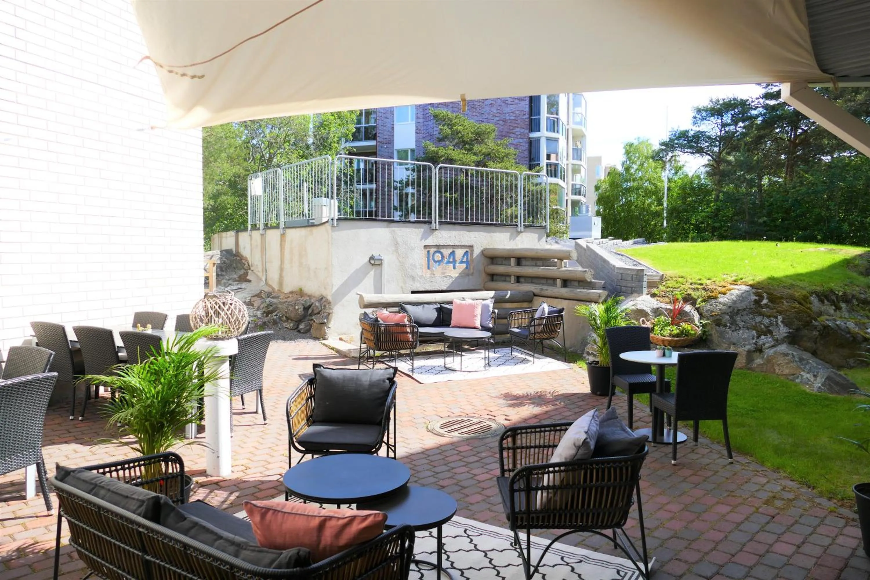 Patio in Hotel Kalliohovi