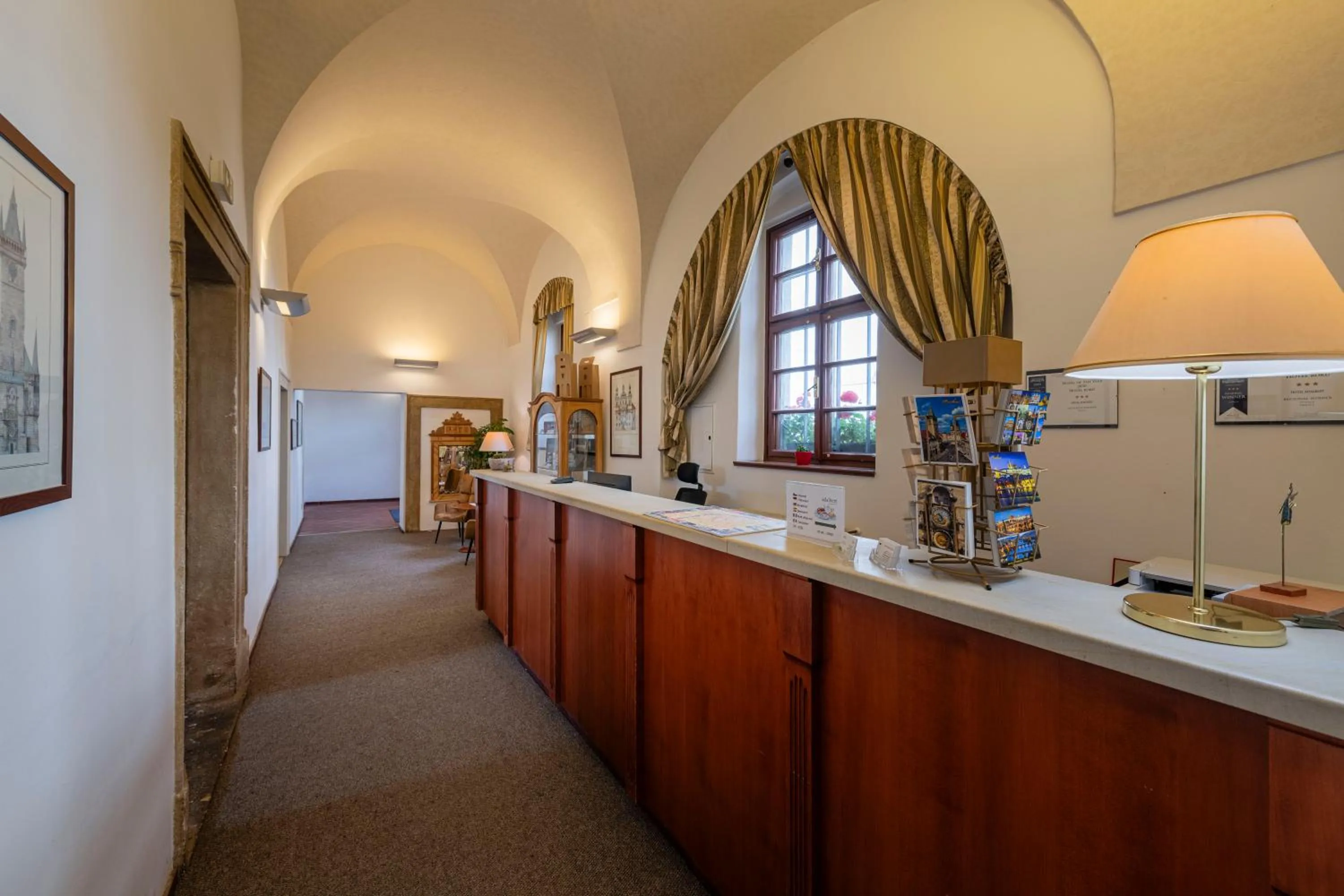 Lobby or reception in Adalbert Ecohotel