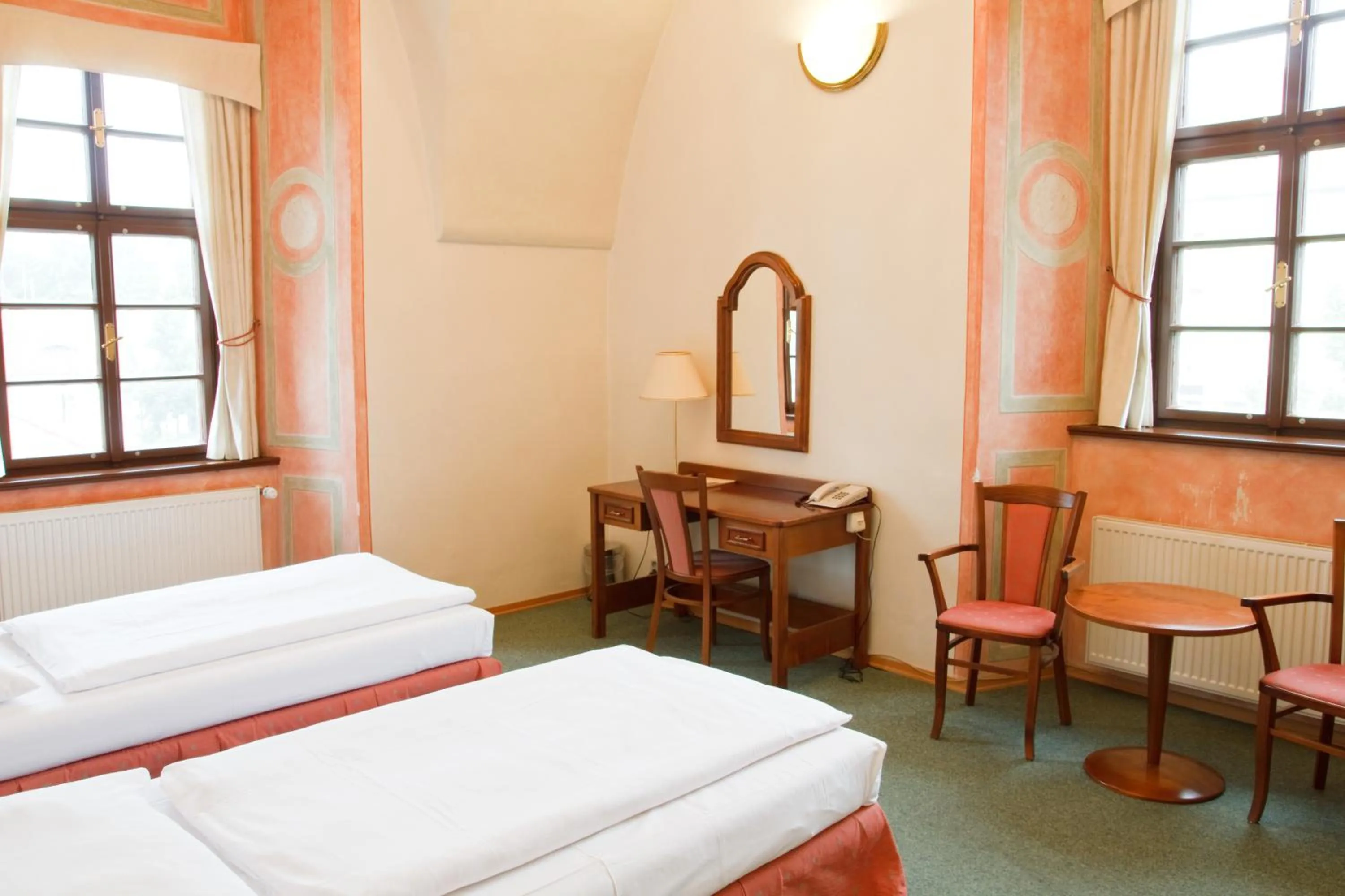 Living room, Bed in Adalbert Ecohotel