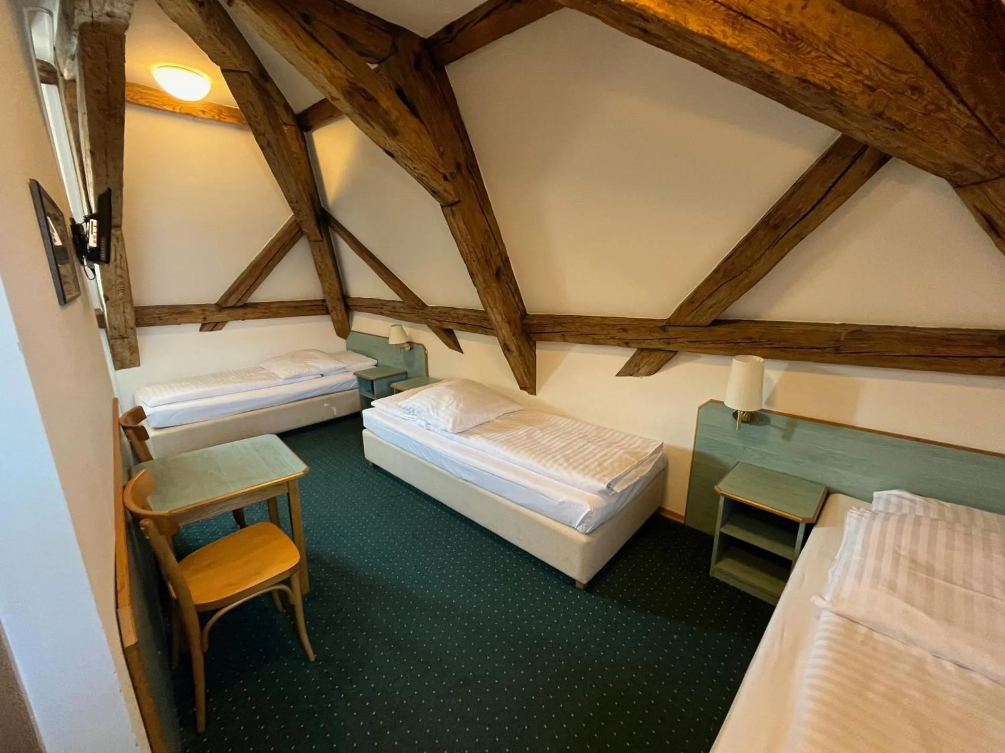 Photo of the whole room, Bed in Adalbert Ecohotel