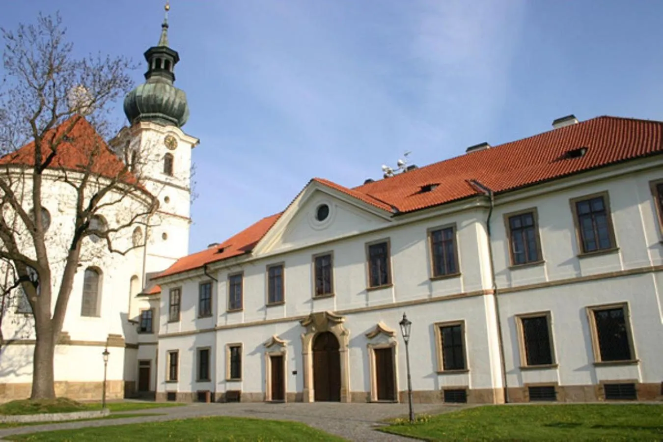 Facade/entrance in Adalbert Ecohotel