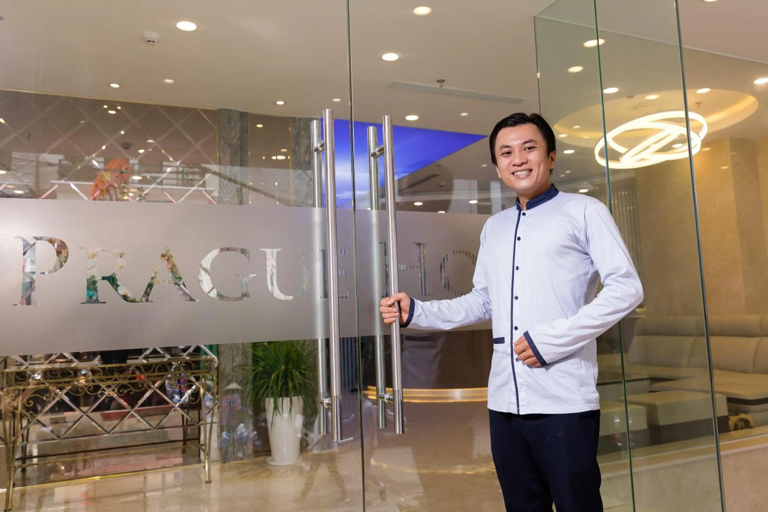 Staff in Prague Hotel