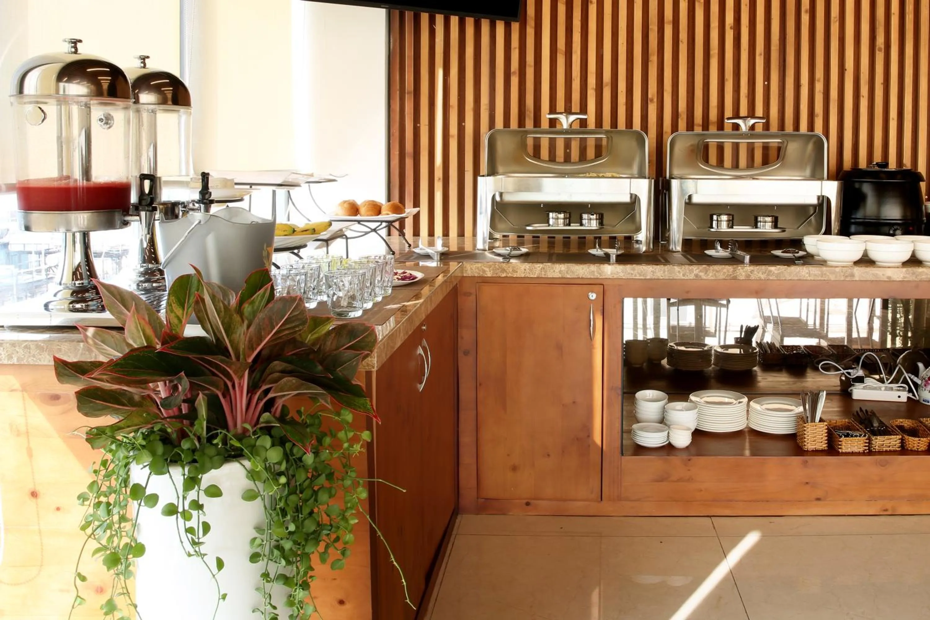 Buffet breakfast in Prague Hotel