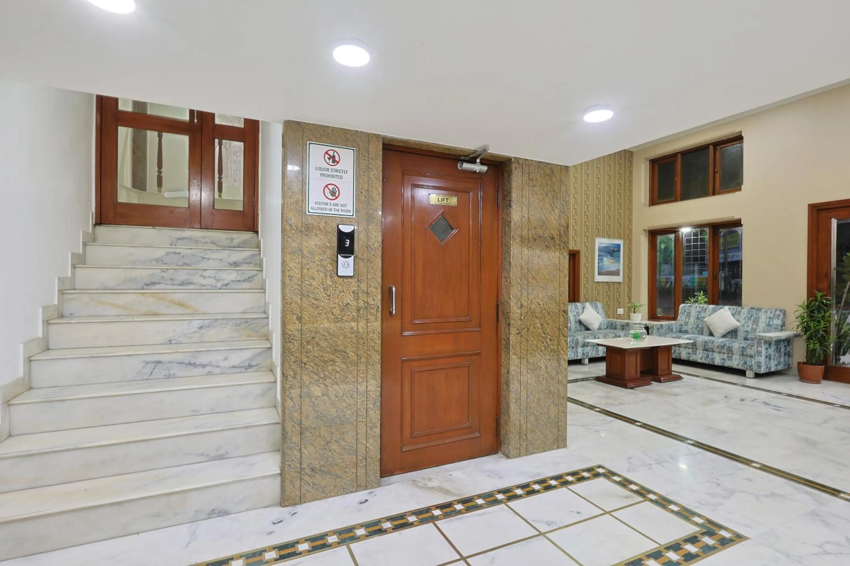 elevator in Hotel Apex