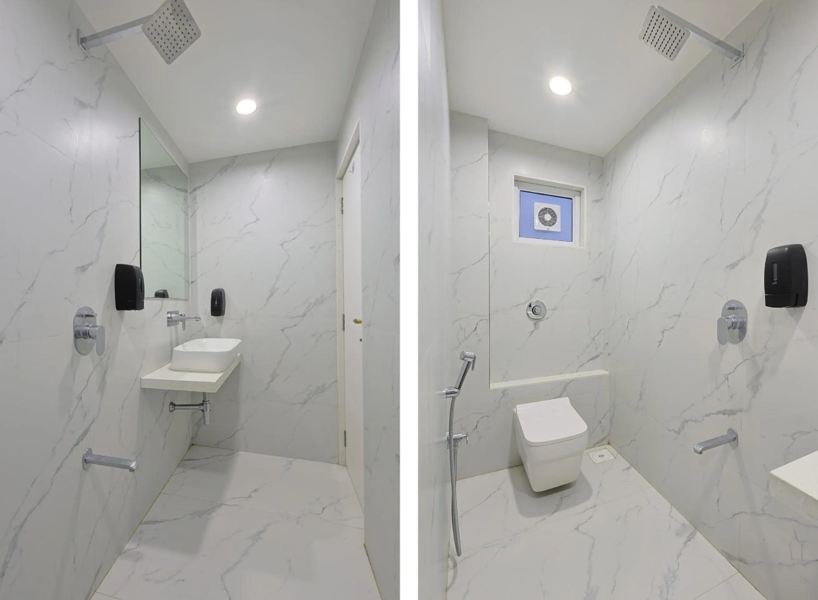 Shower in Hotel Apex