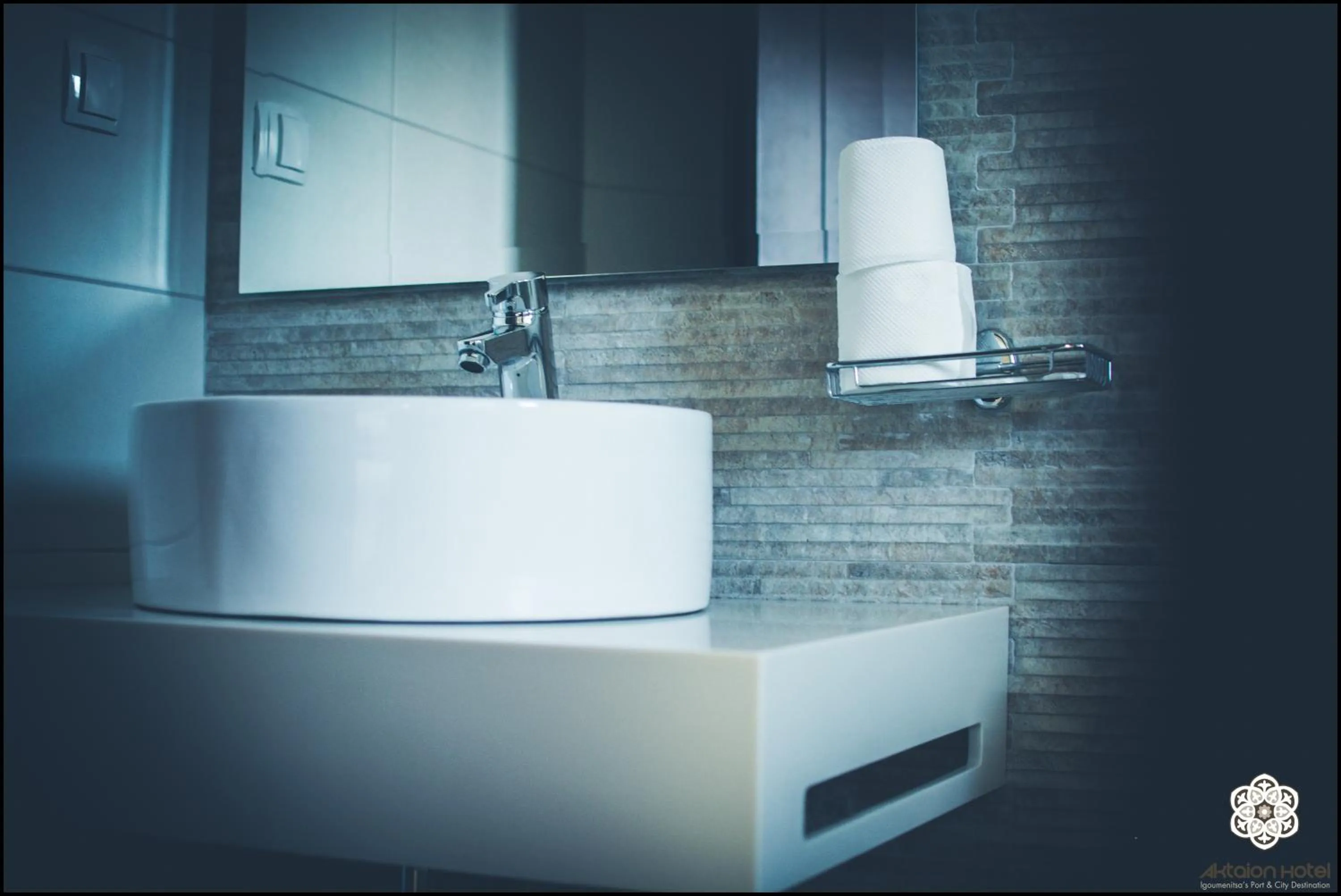 Bathroom in Aktaion Hotel