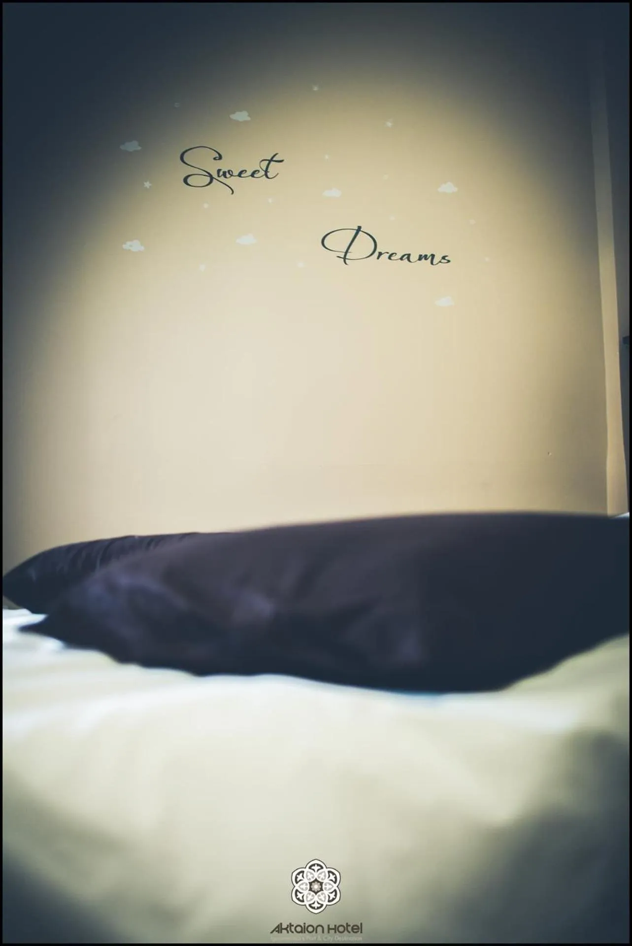 Bed in Aktaion Hotel