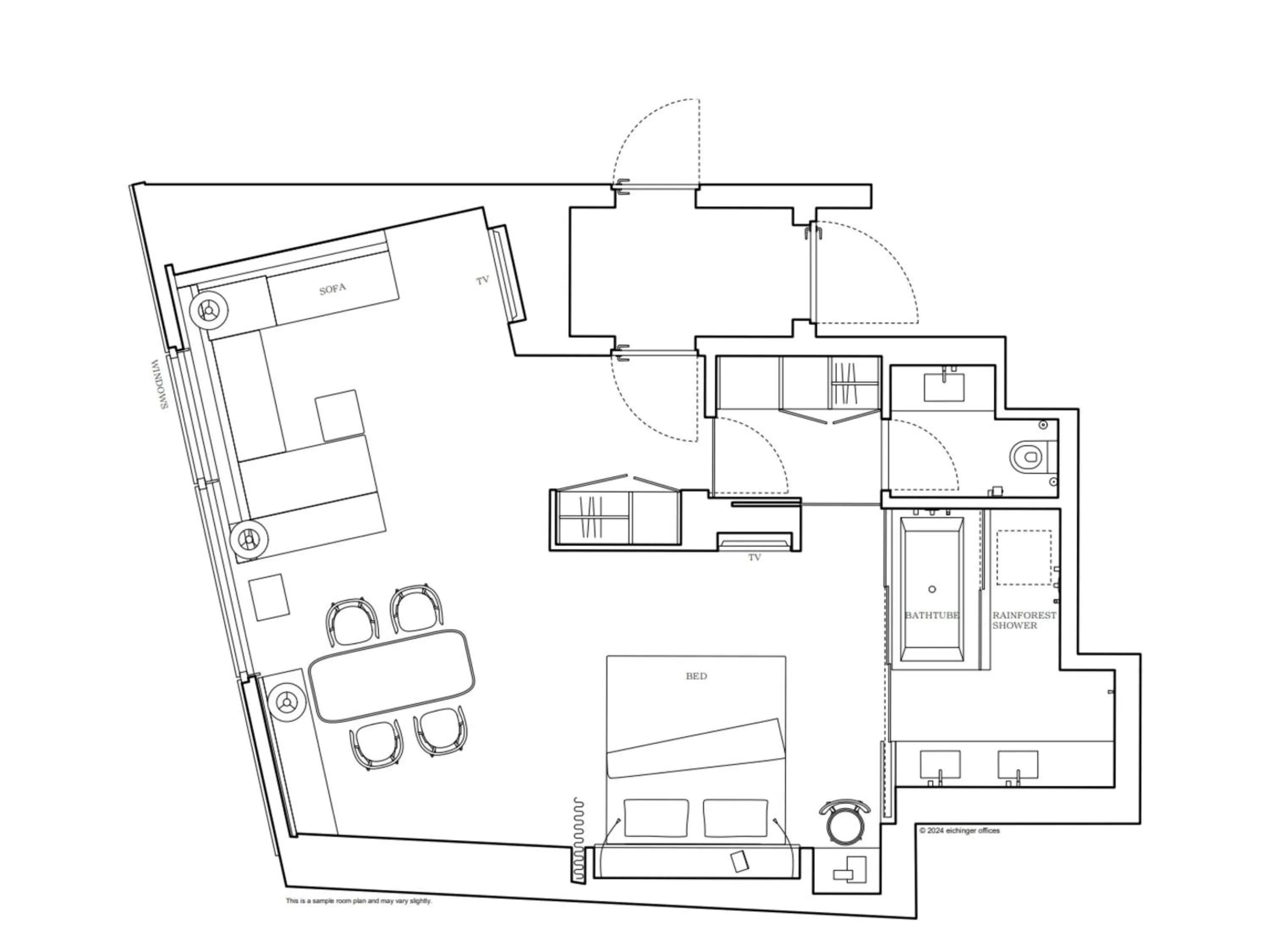 Bedroom in SO/ Vienna