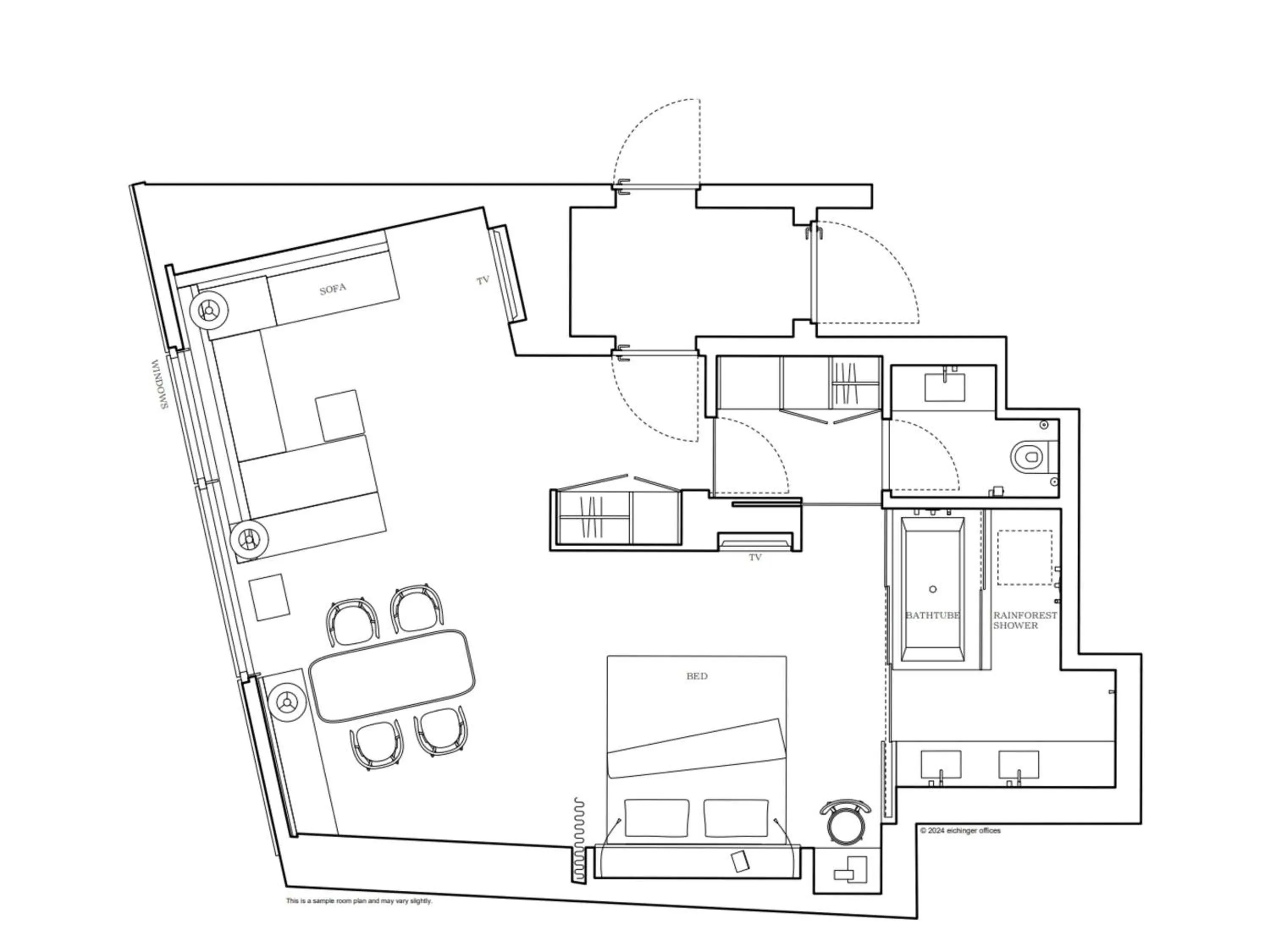 Bedroom in SO/ Vienna