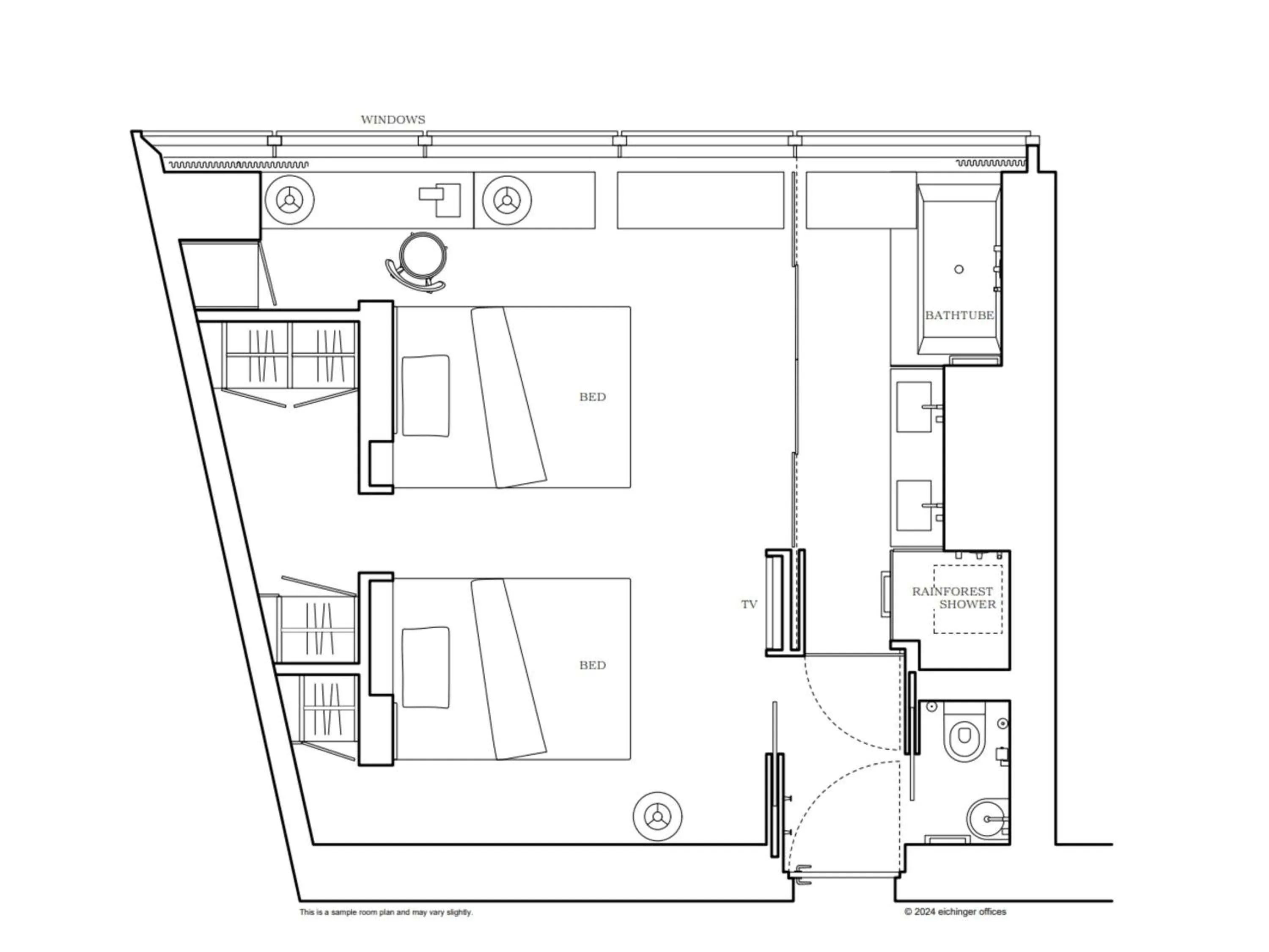 Bedroom in SO/ Vienna