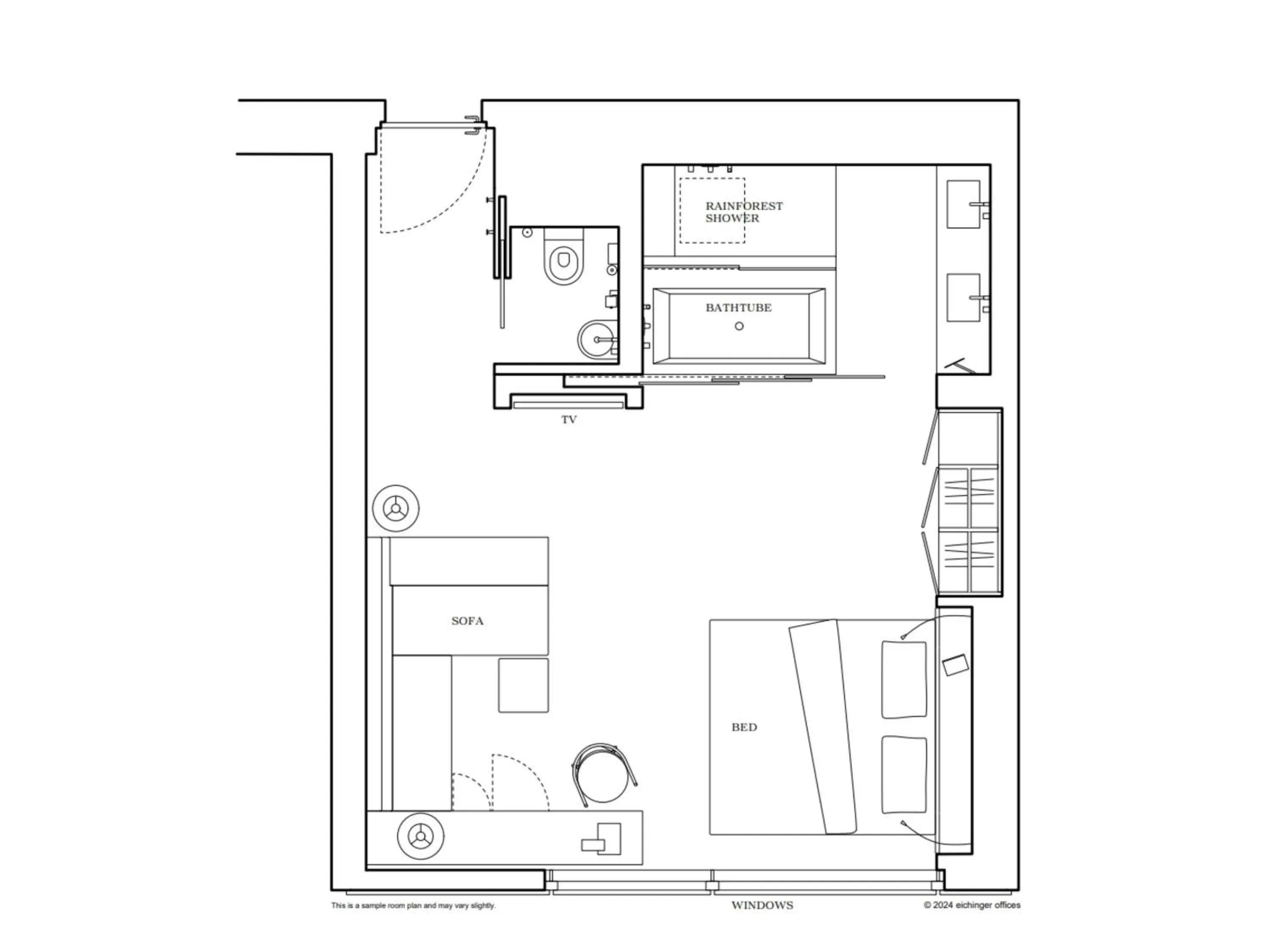 Bedroom in SO/ Vienna