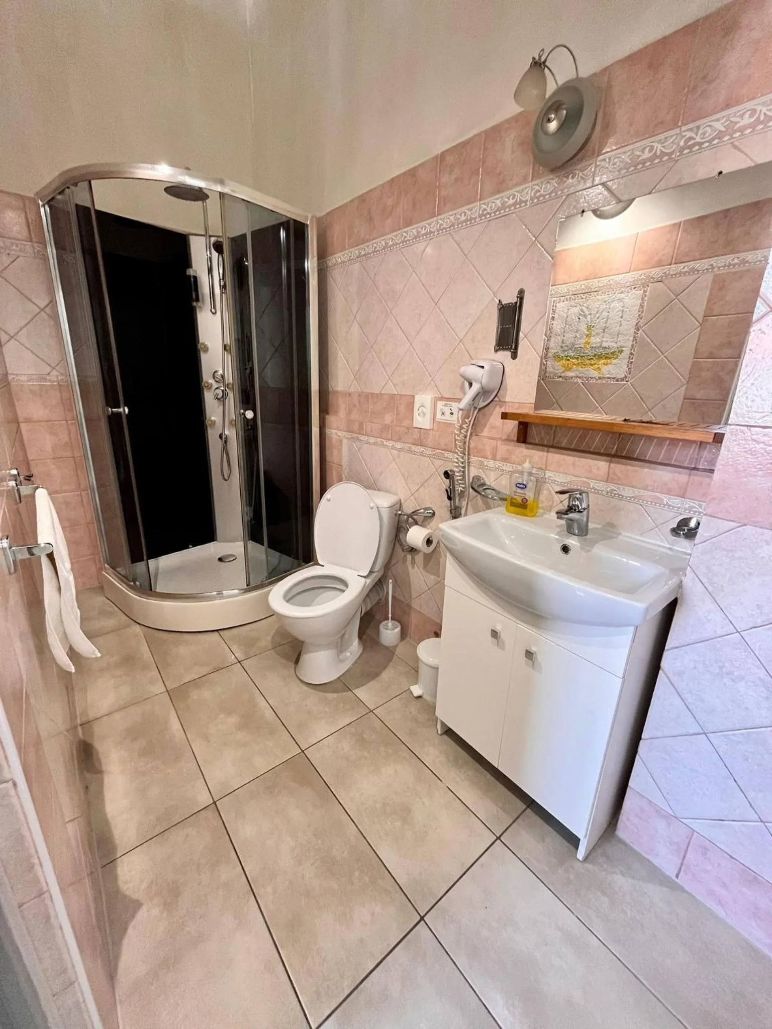 Shower in Casa Italia Prague