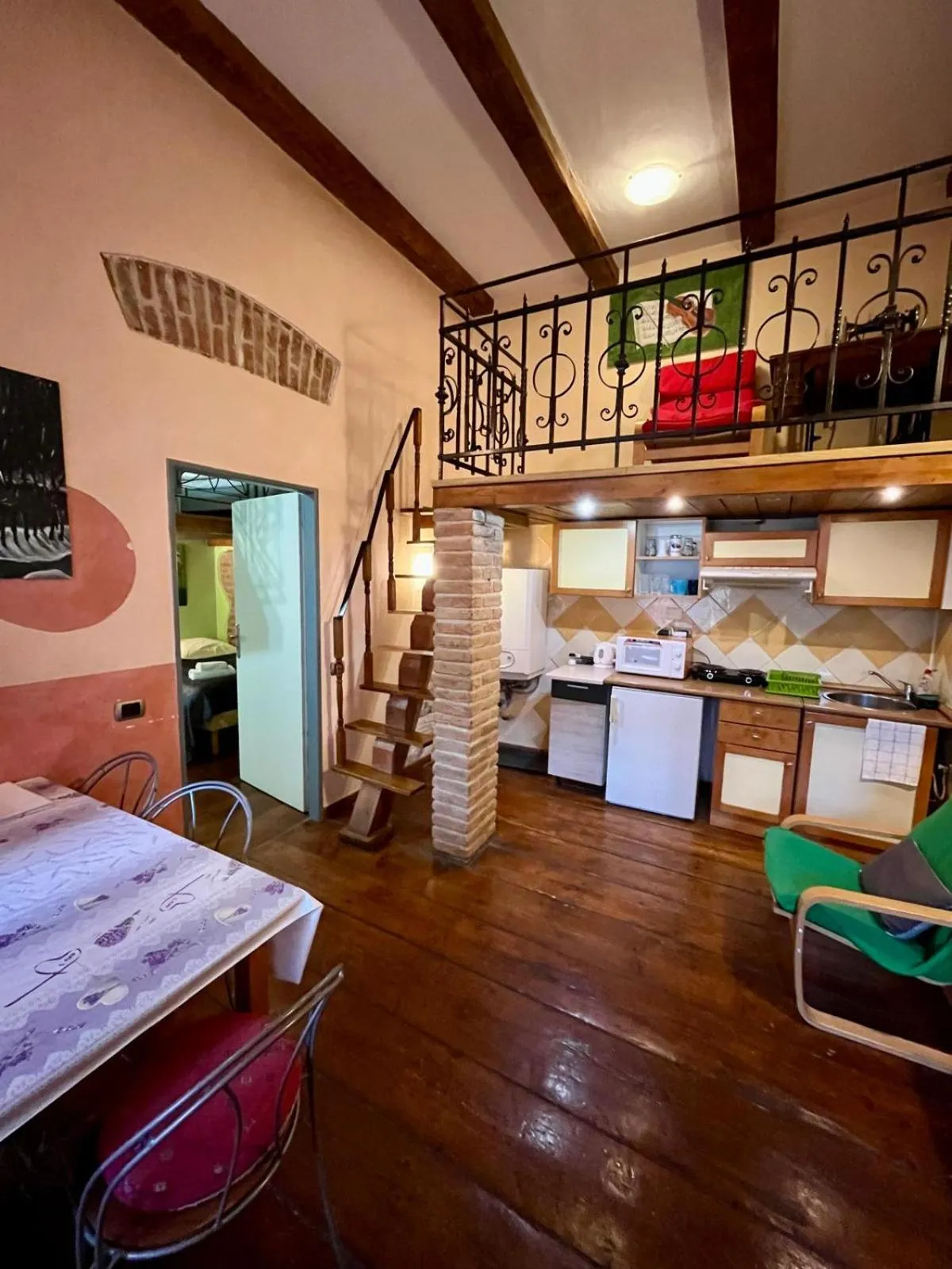 Kitchen or kitchenette in Casa Italia Prague