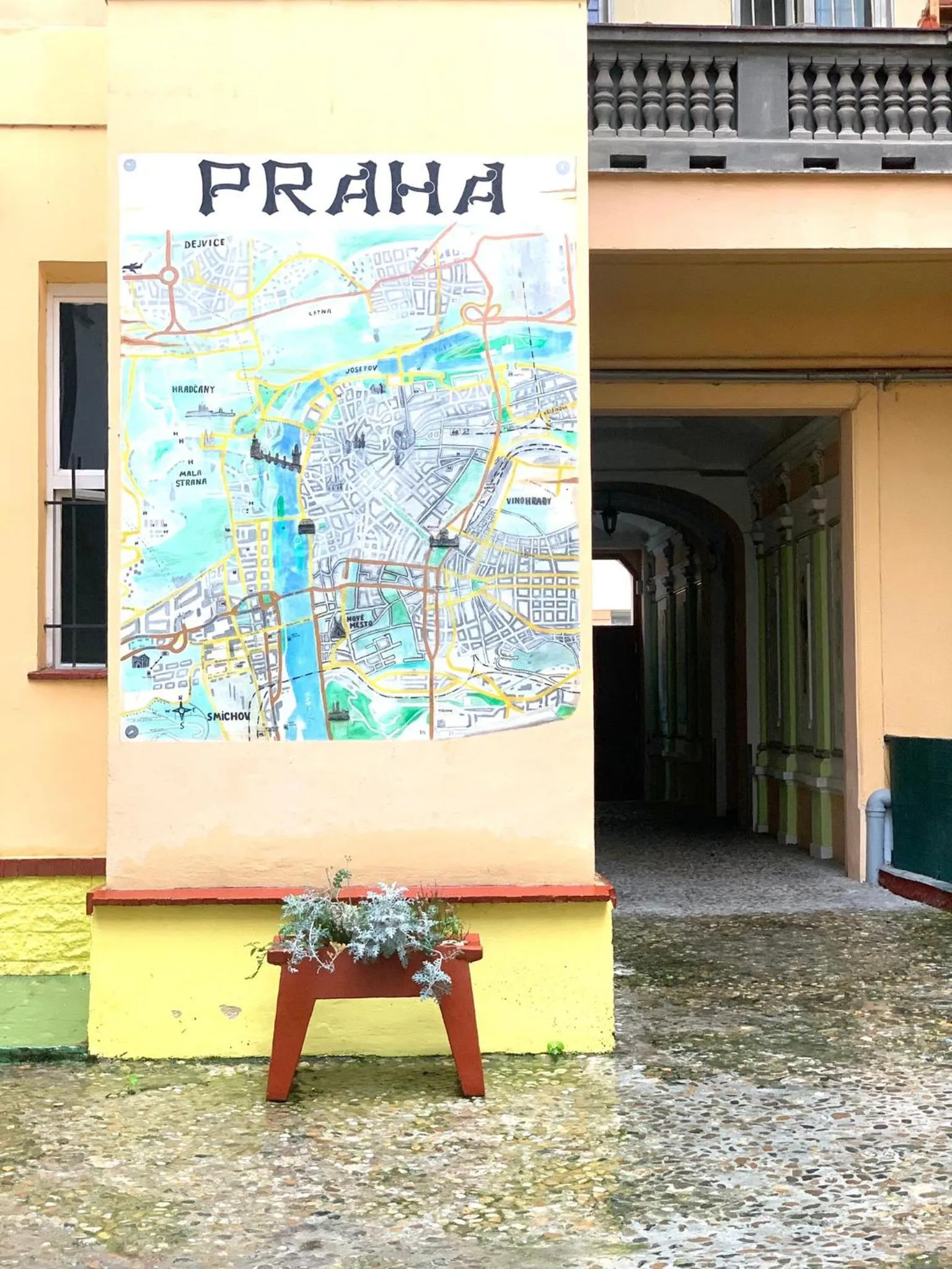 Property building in Casa Italia Prague