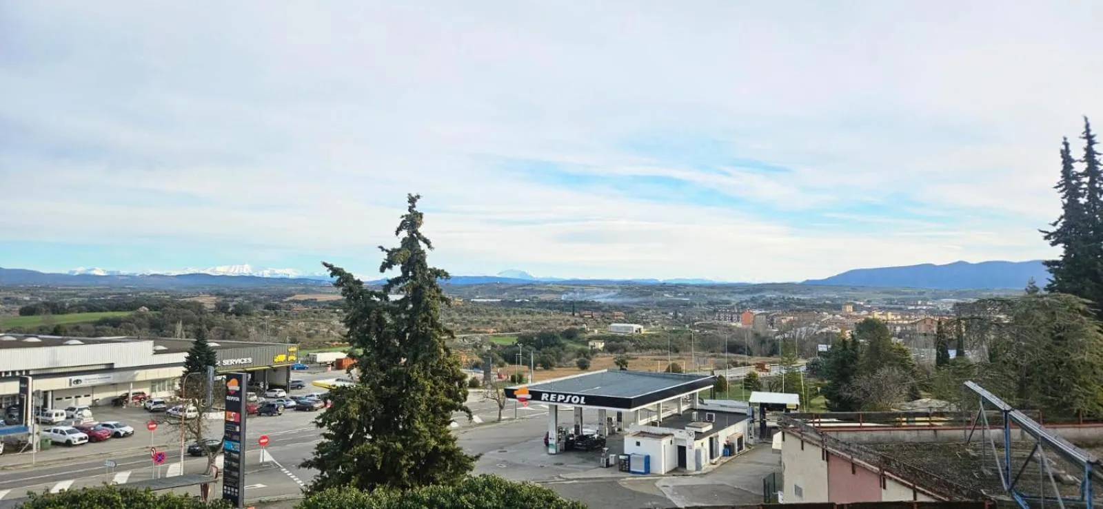 Natural landscape in Hotel Rey Sancho Ramírez Somontano SL