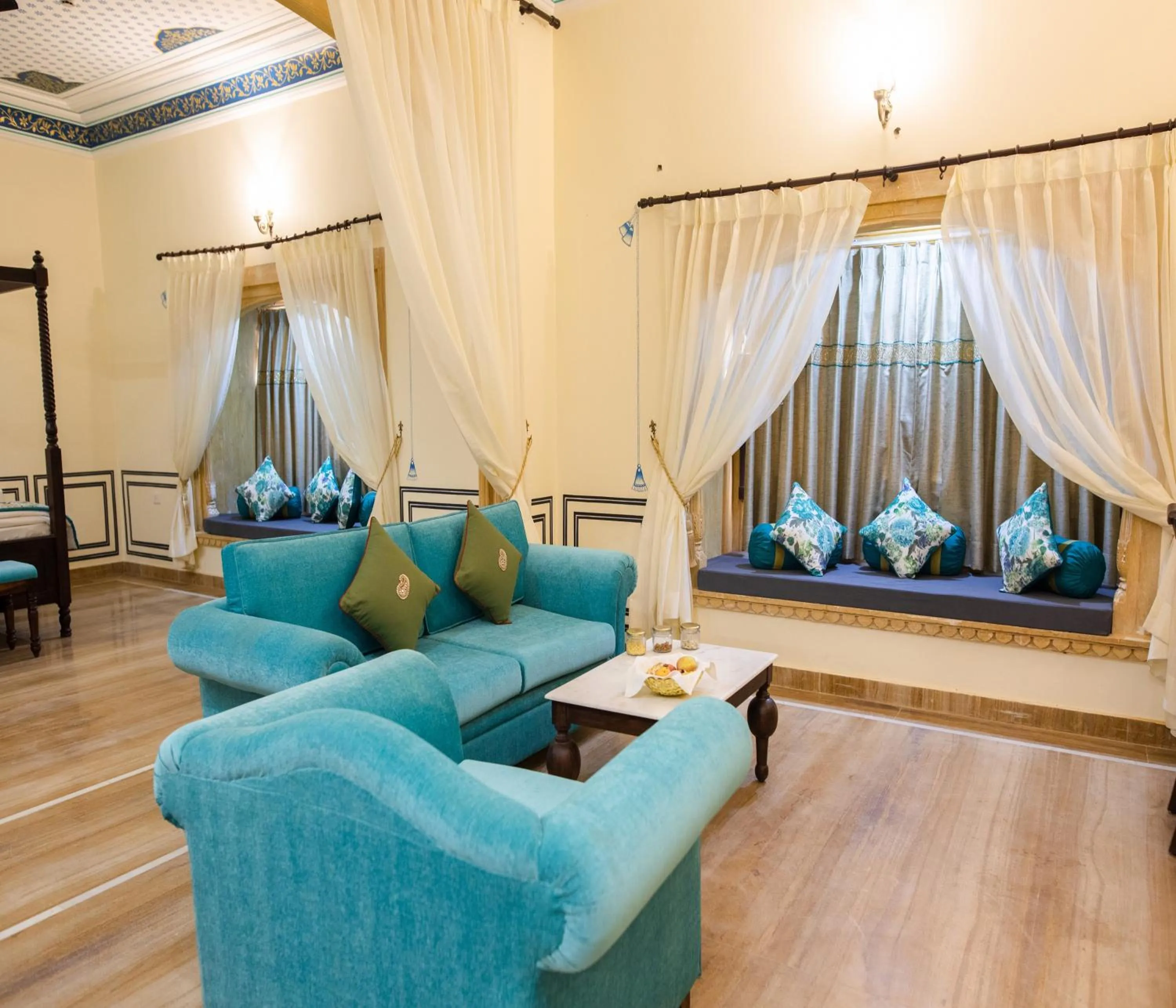 Seating area in SKK The Fern An Ecotel Hotel, Jaisalmer