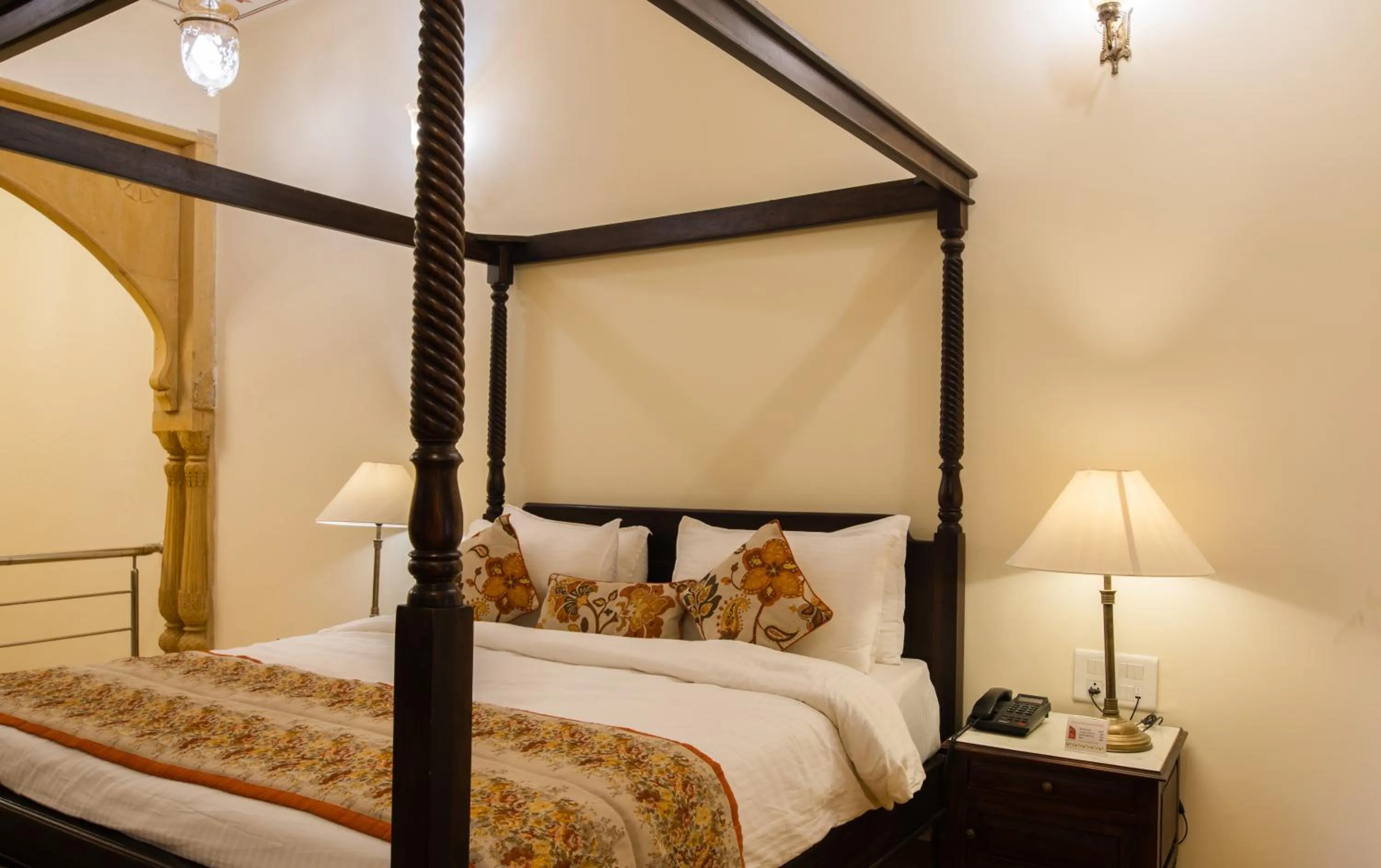 Bed in SKK The Fern An Ecotel Hotel, Jaisalmer