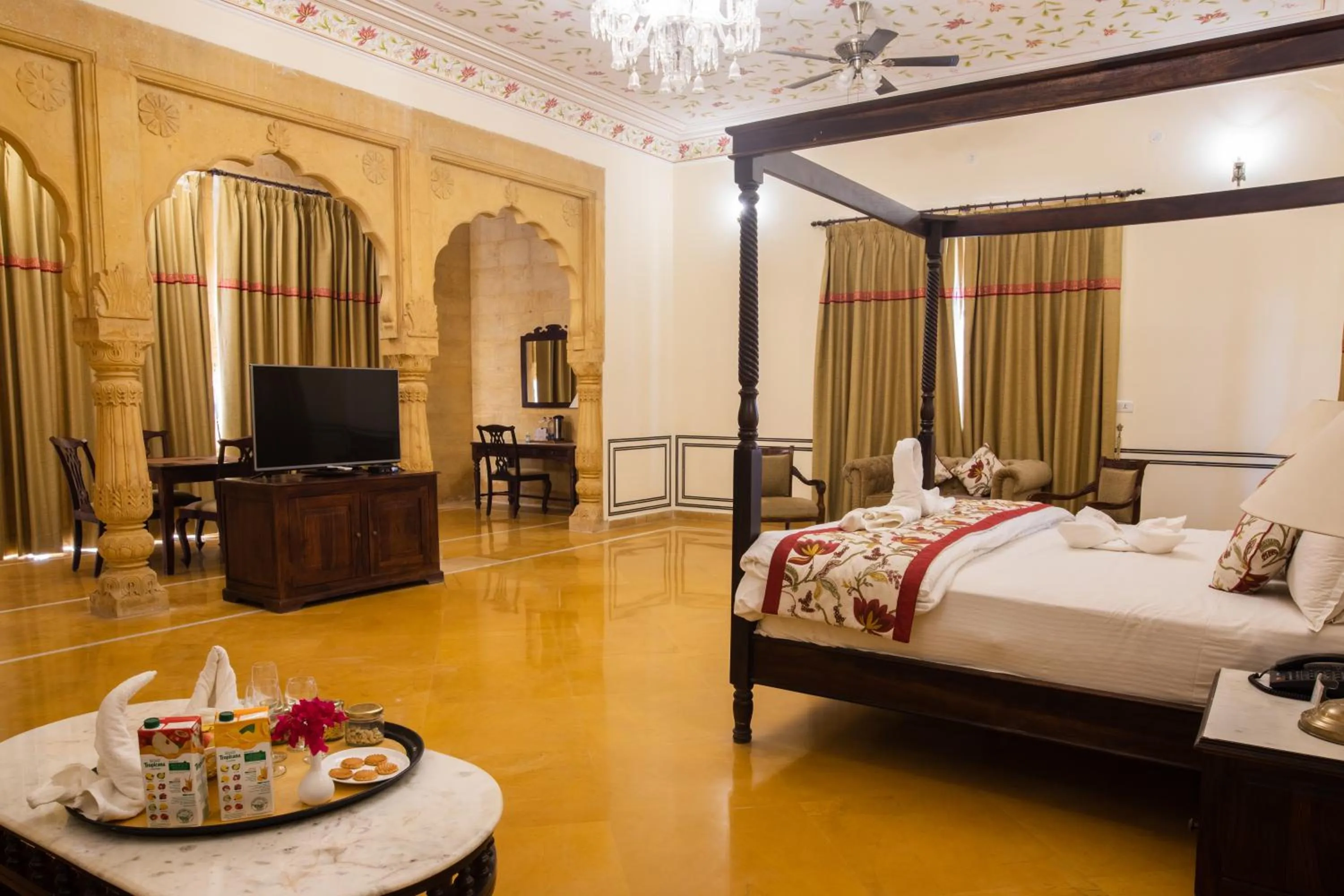 Bed in SKK The Fern An Ecotel Hotel, Jaisalmer