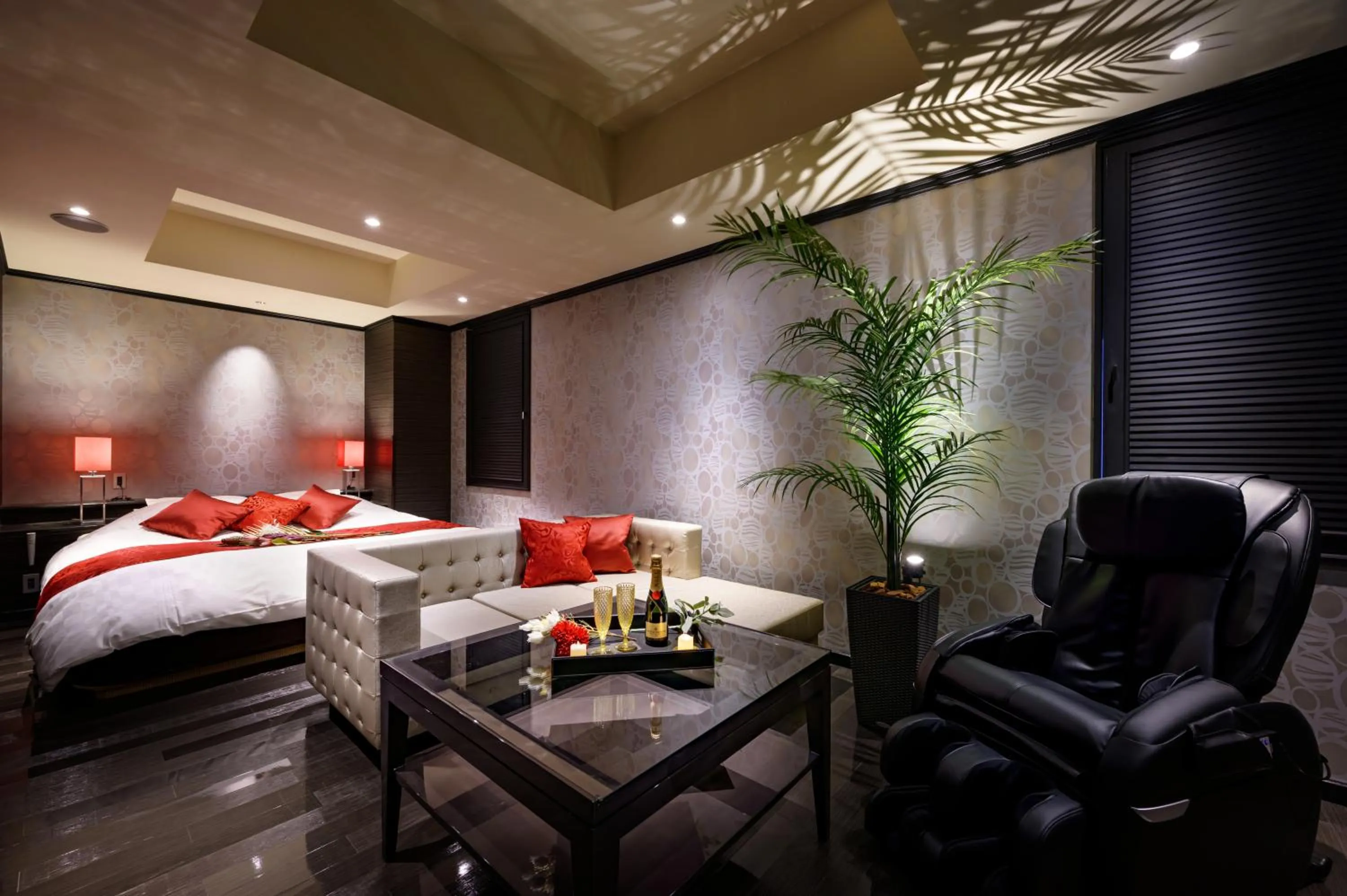 Bed in HOTEL SULATA GIFU HASHIMA (Adult Only)