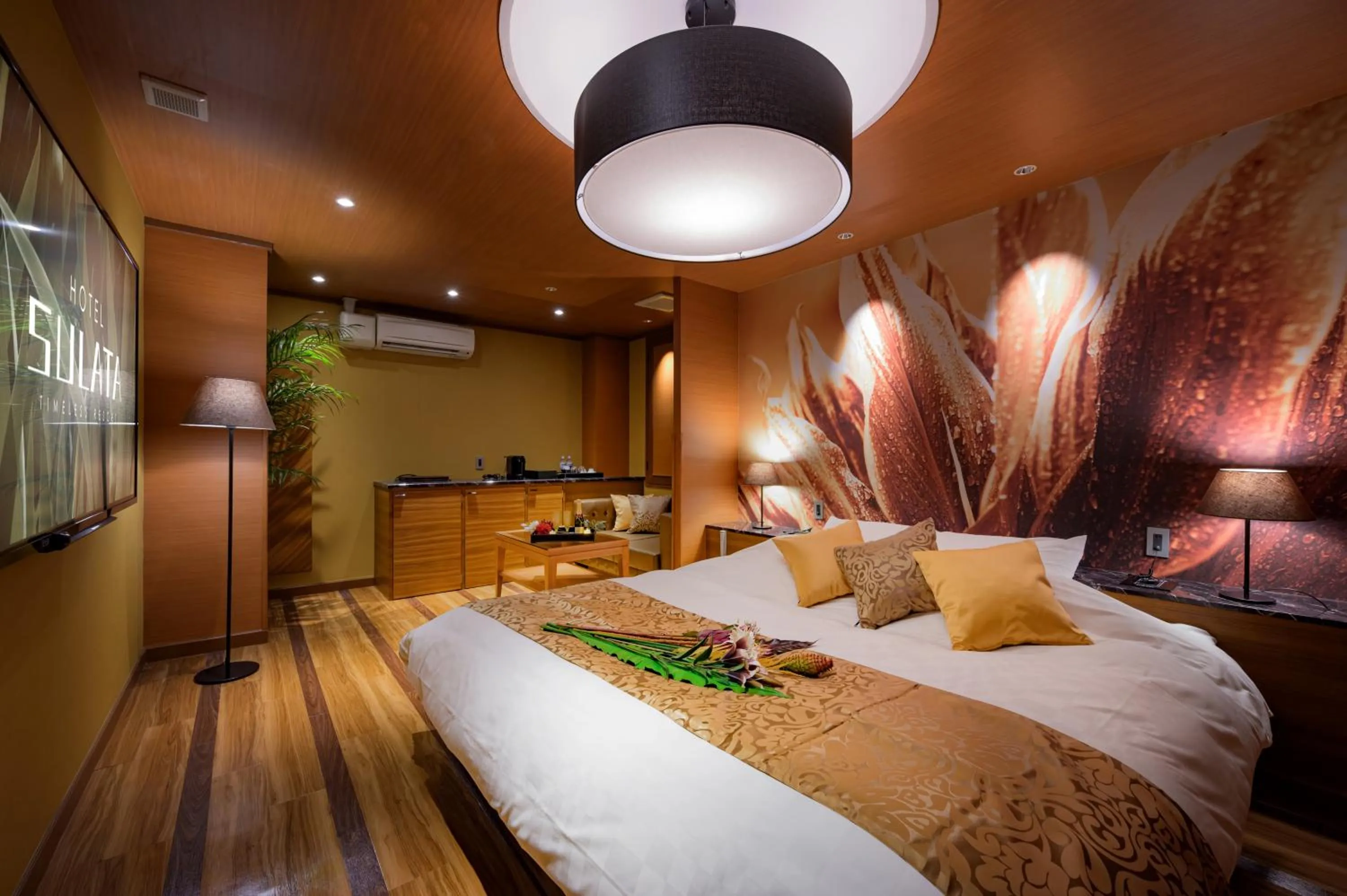 Bed in HOTEL SULATA GIFU HASHIMA (Adult Only)