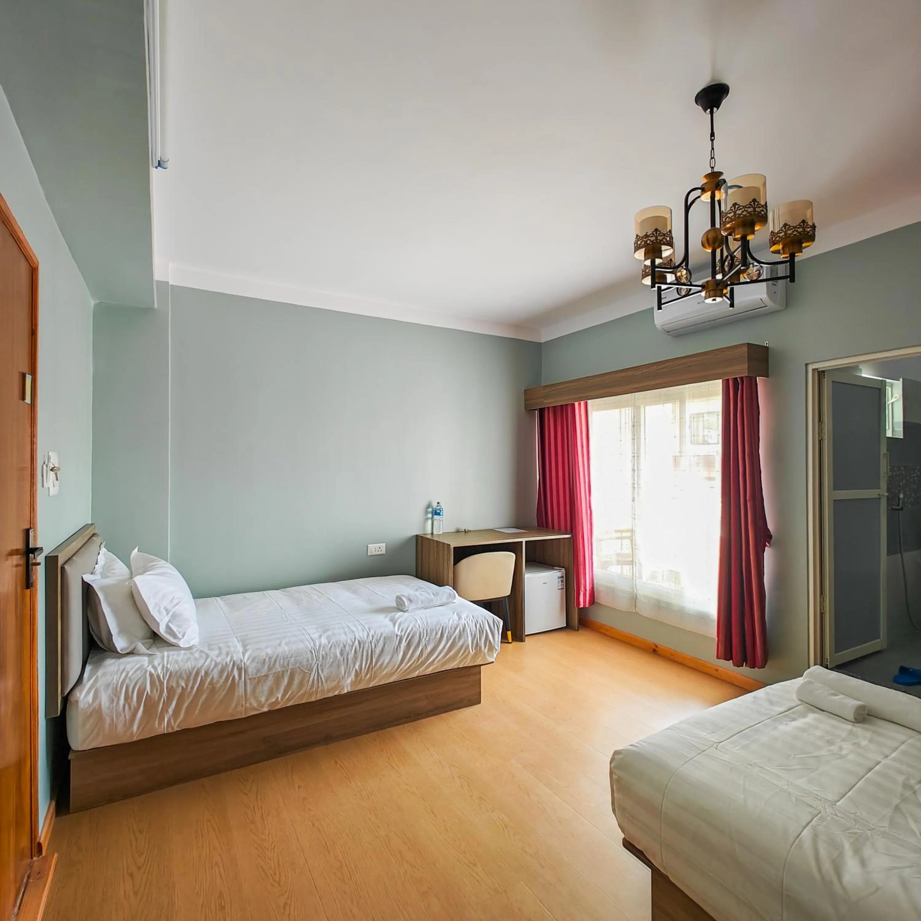 Bed in Boudha Apart Hotel