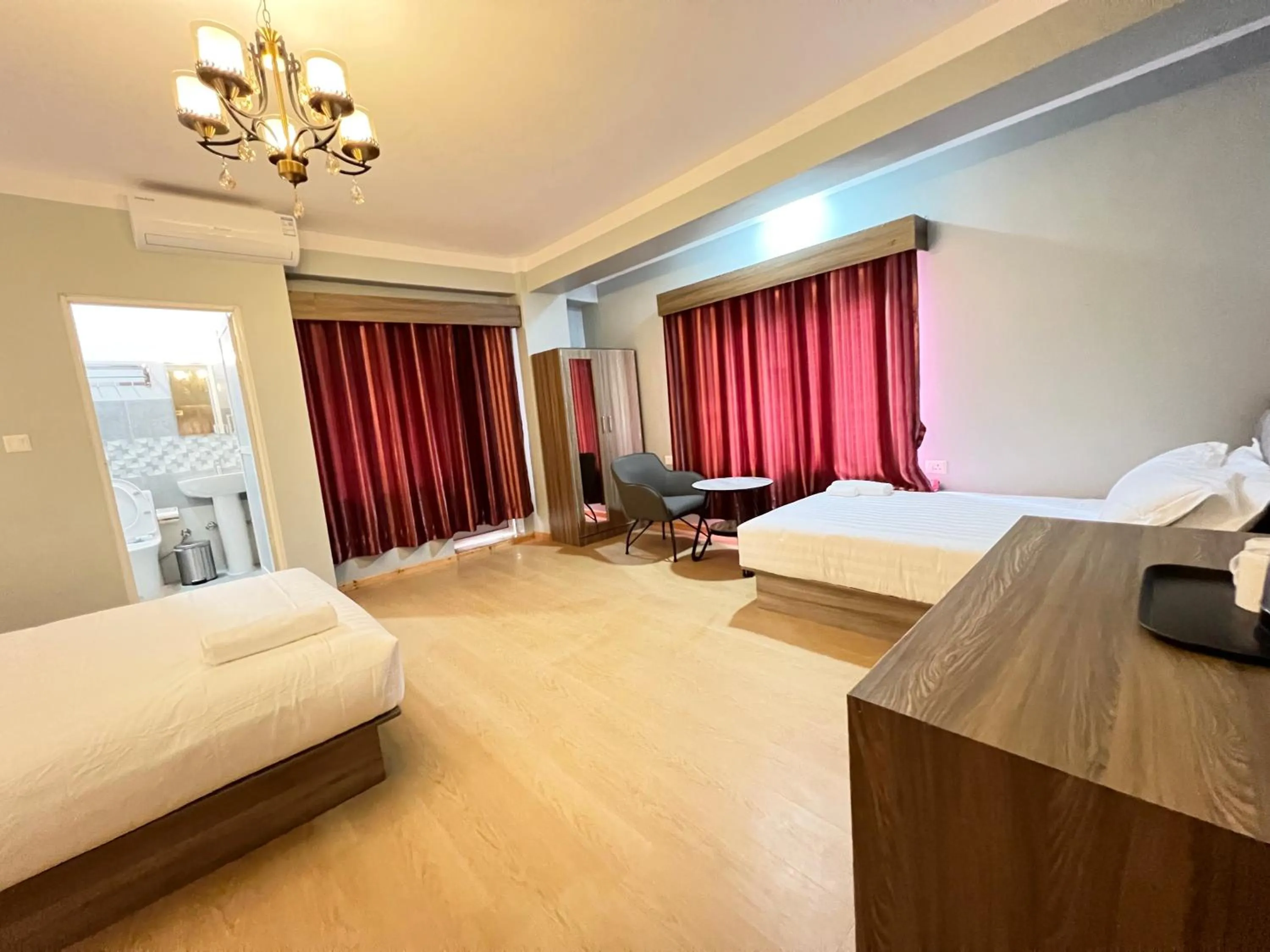 Photo of the whole room, Bed in Boudha Apart Hotel