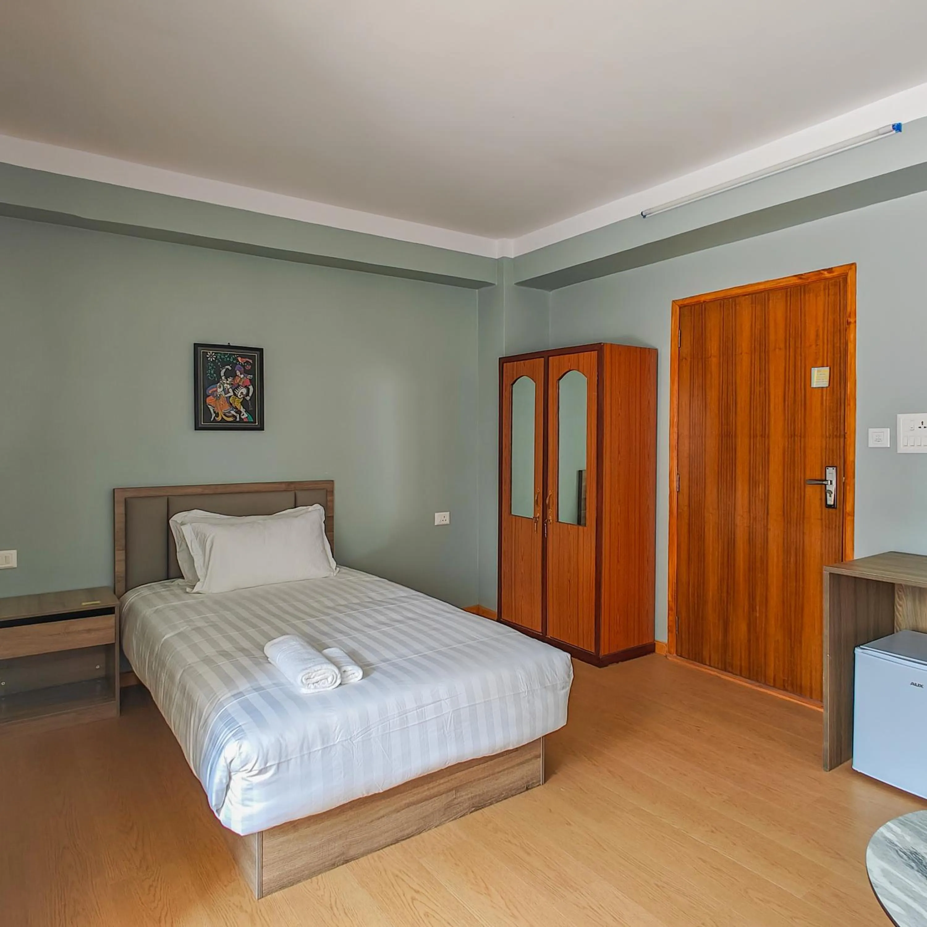 Bed in Boudha Apart Hotel