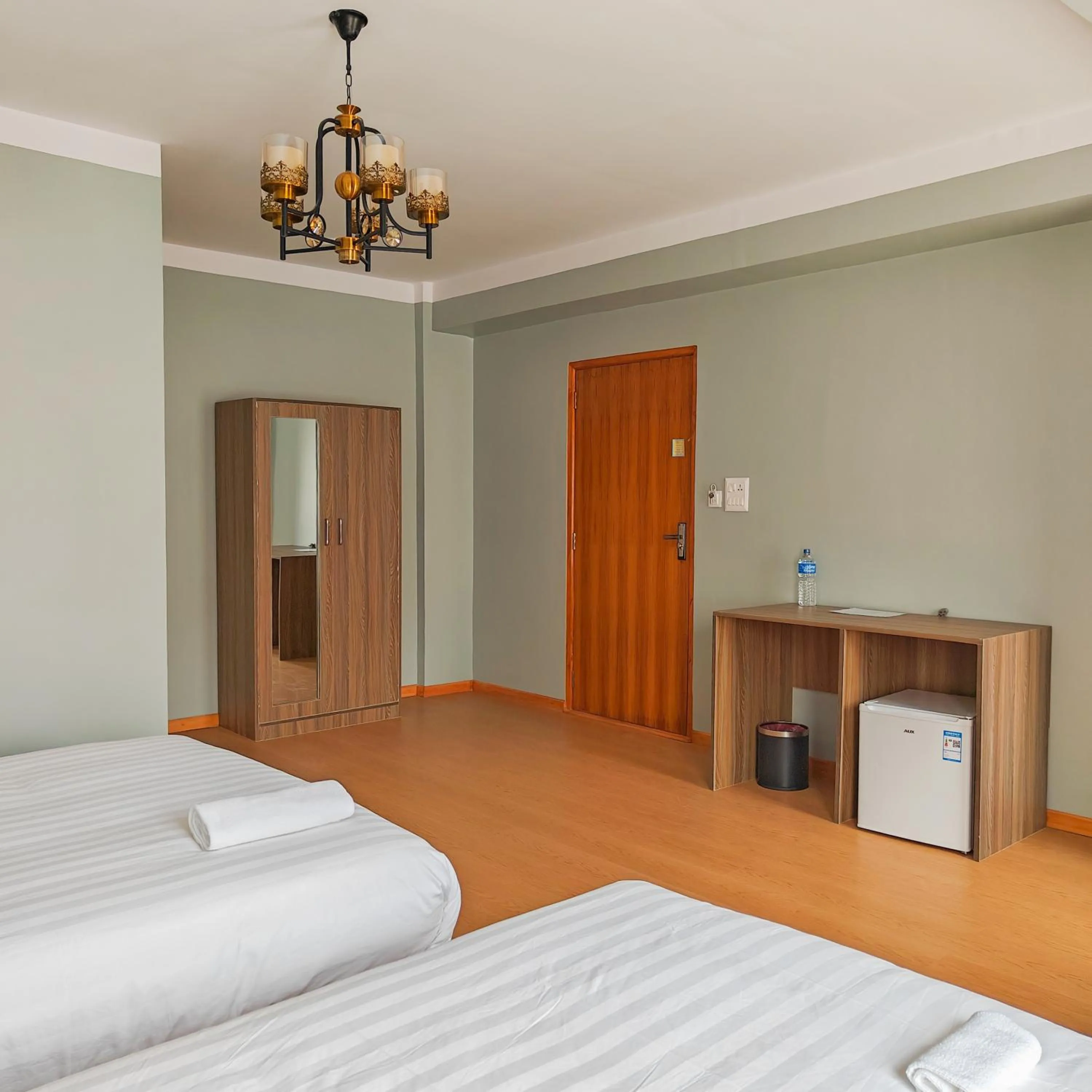 Bed in Boudha Apart Hotel