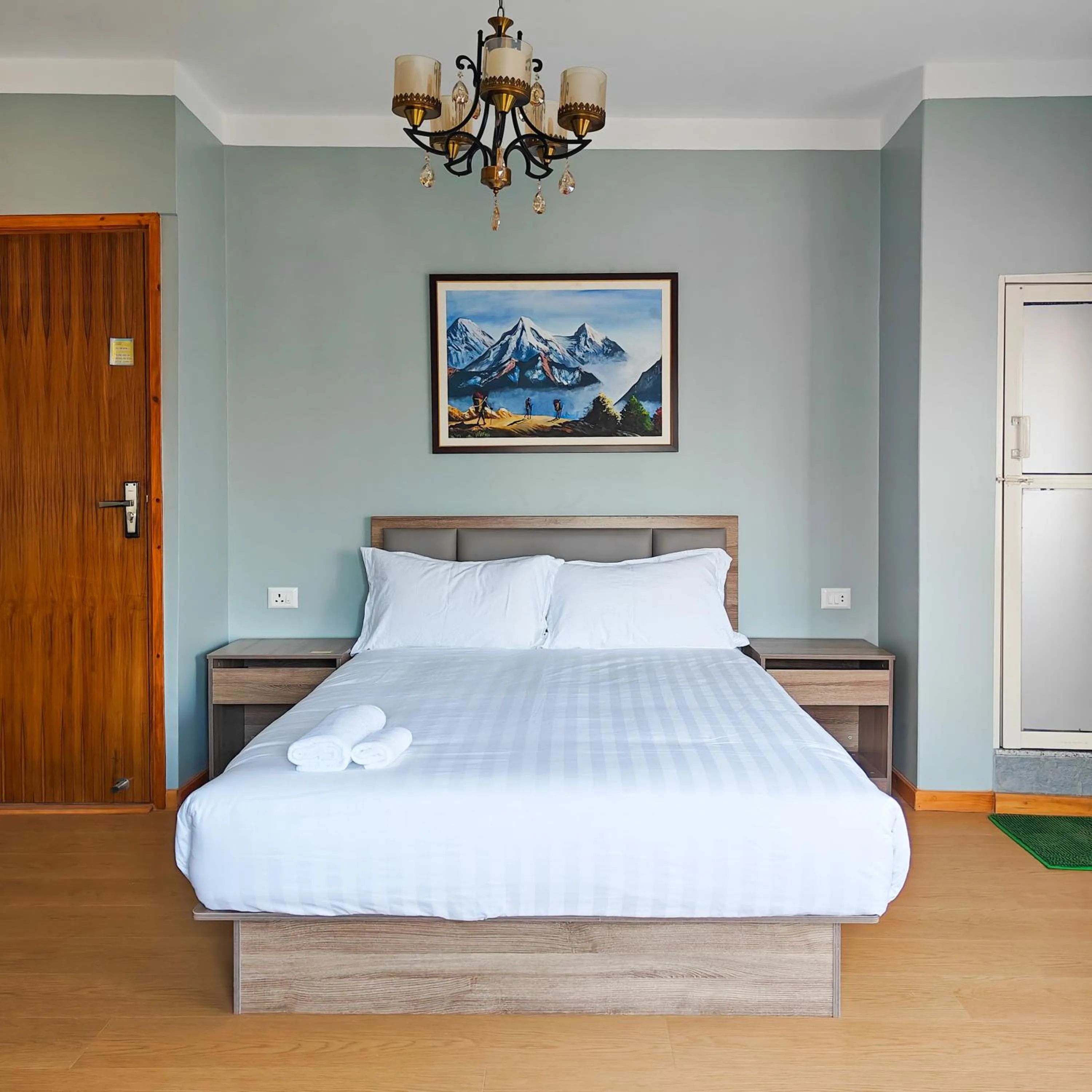 Bed in Boudha Apart Hotel