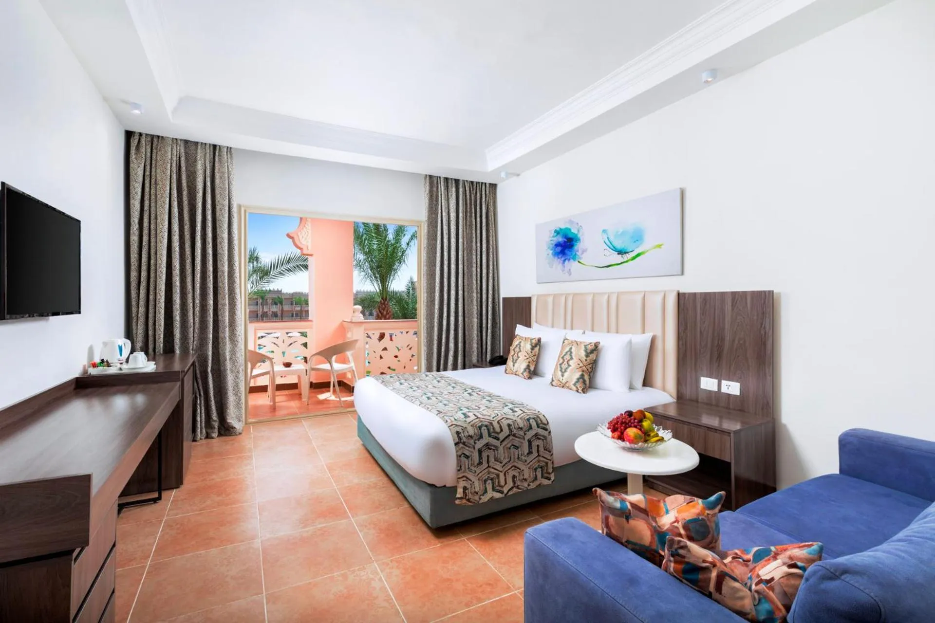 Bed in Pickalbatros Palace - Aqua Park Hurghada