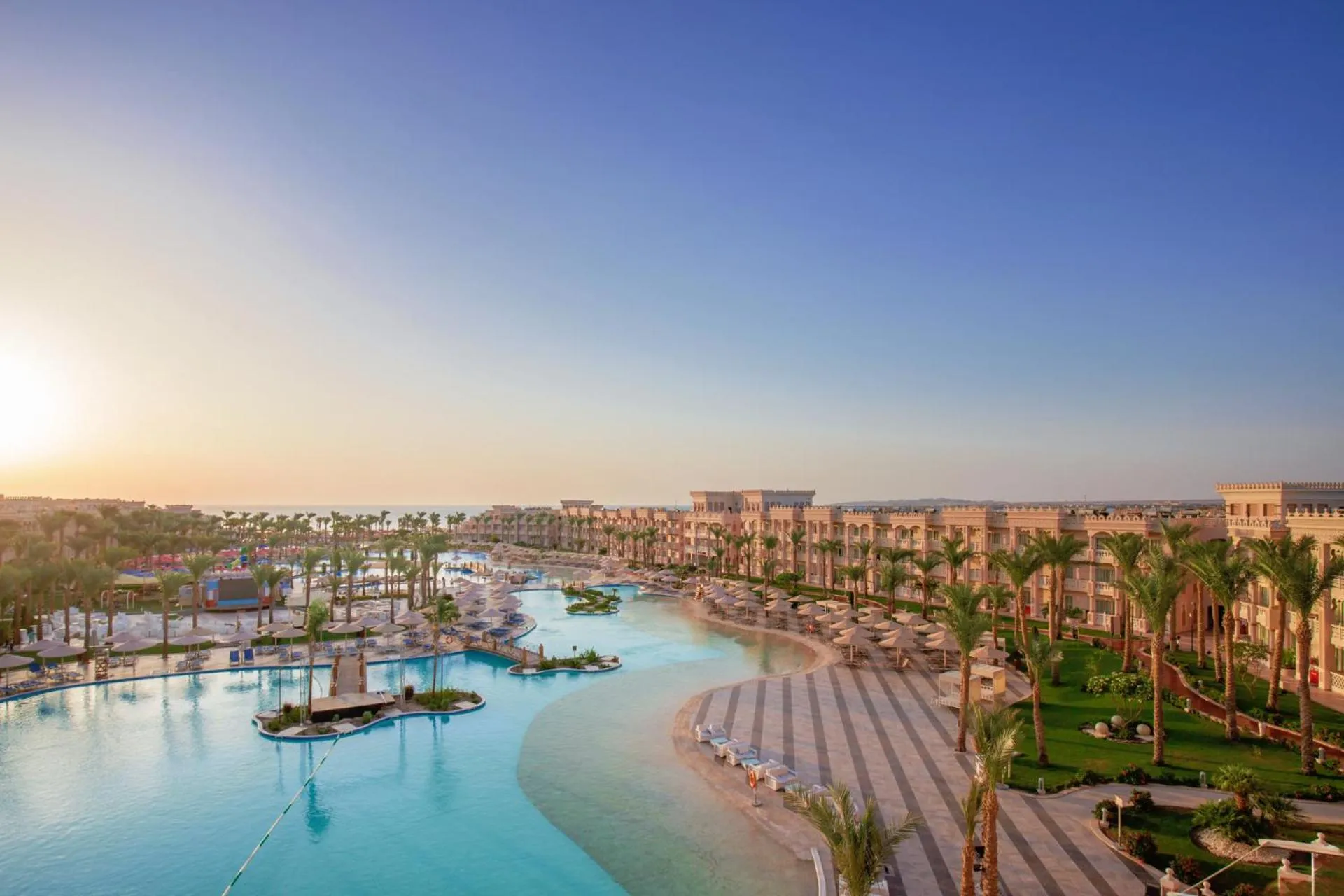 Bird's eye view in Pickalbatros Palace - Aqua Park Hurghada