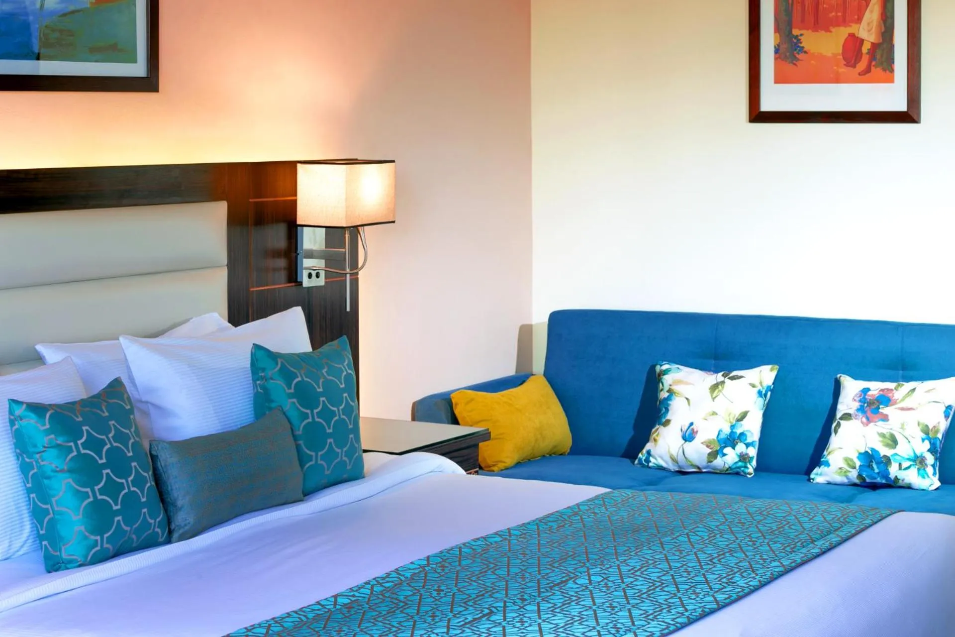 Bed in Pickalbatros Palace - Aqua Park Hurghada