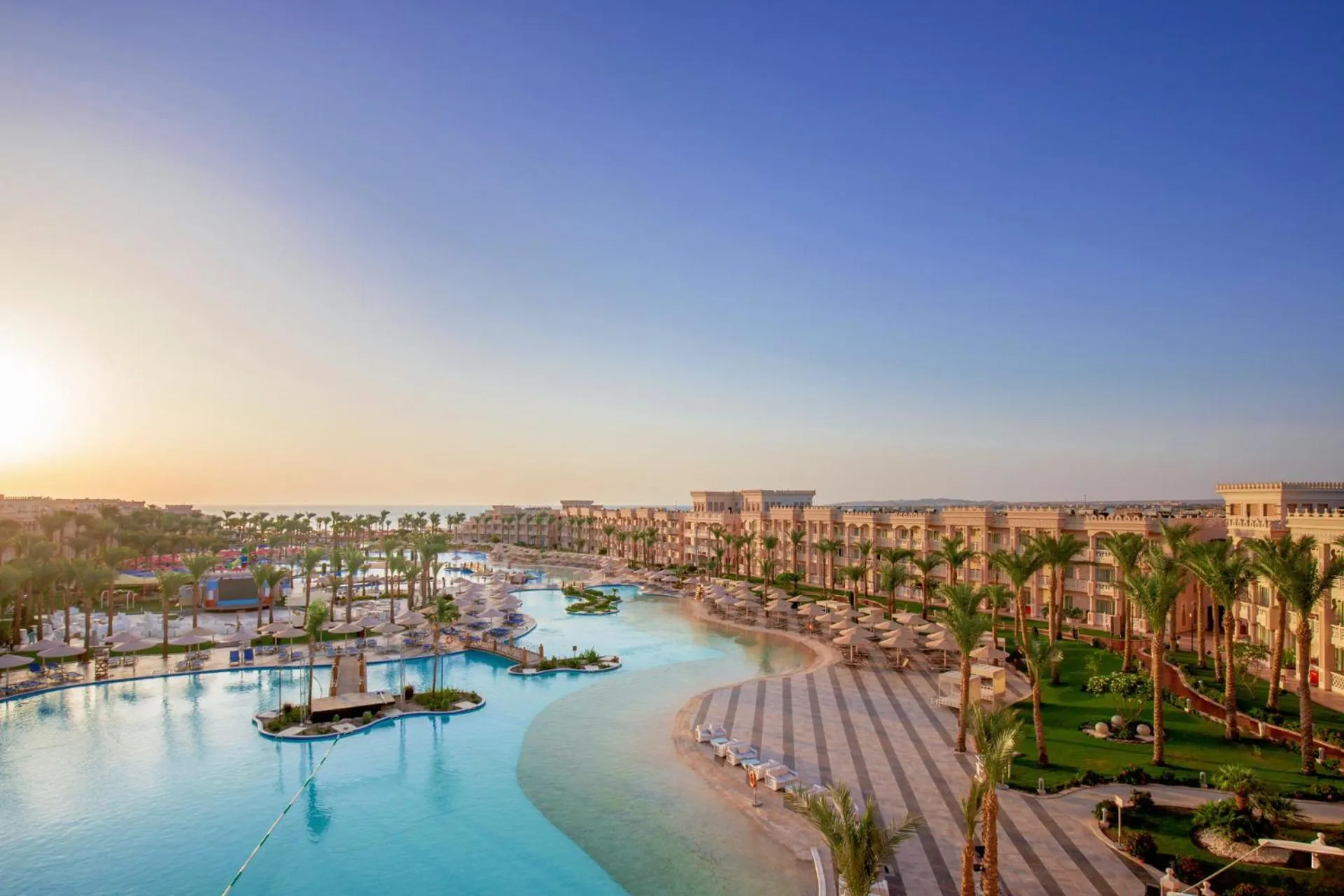 Bird's eye view in Pickalbatros Palace - Aqua Park Hurghada